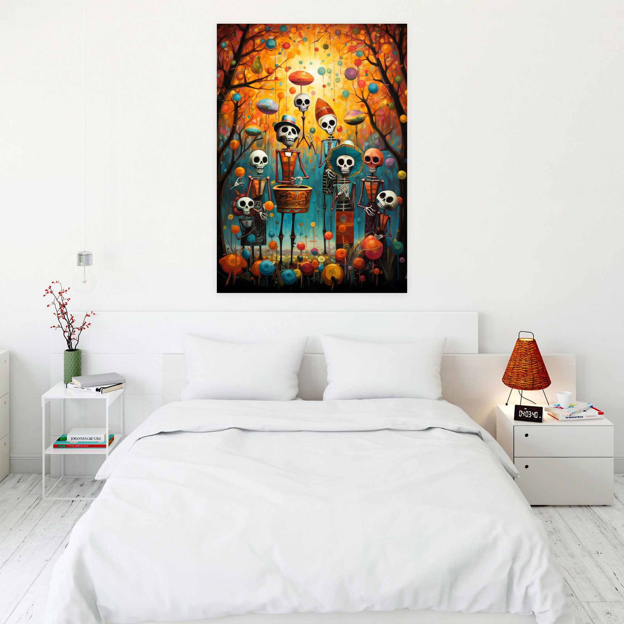 Los Muertos Spirit Celebration Wall Art - Los Muertos, Los Muertos, Spirits, Canvas