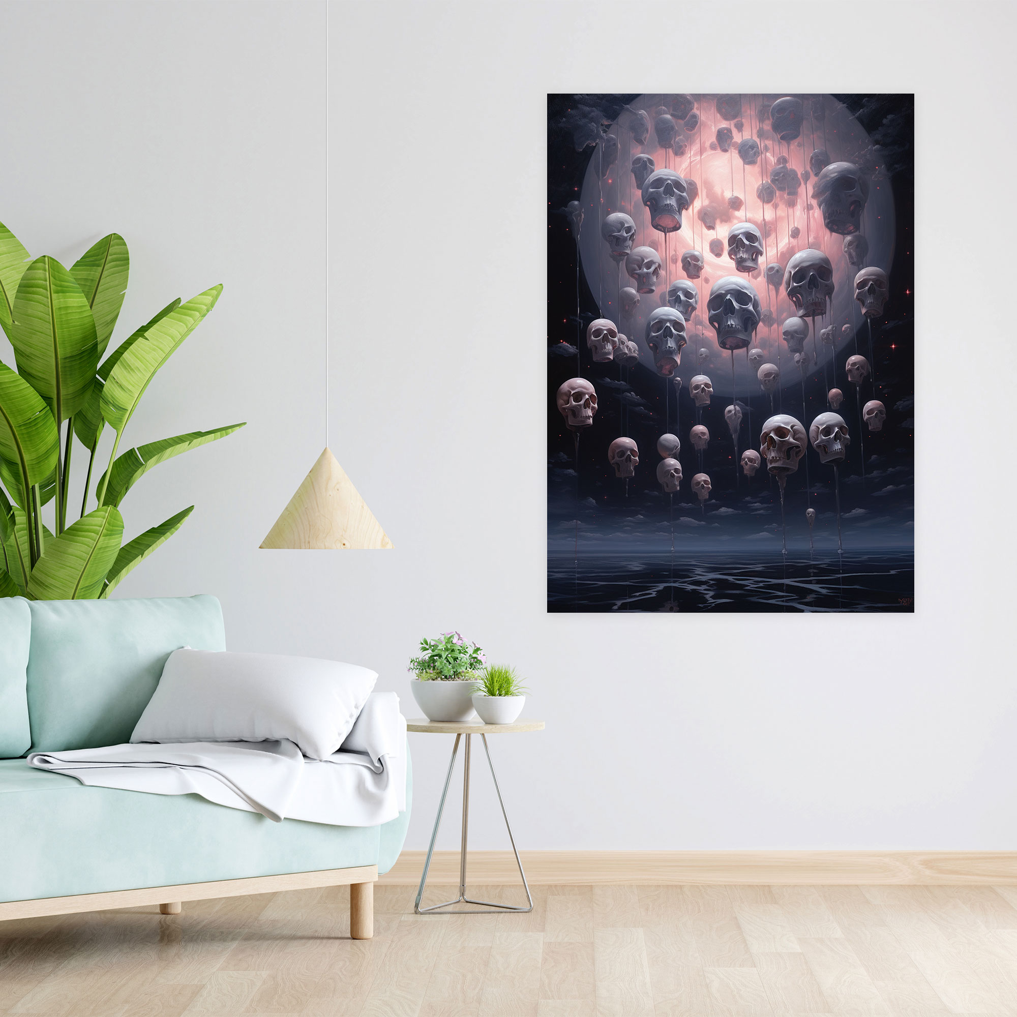 Los Muertos Wall Art Print - Los Muertos, Surrealistic Painting, Wall Decoration, Los Muertos