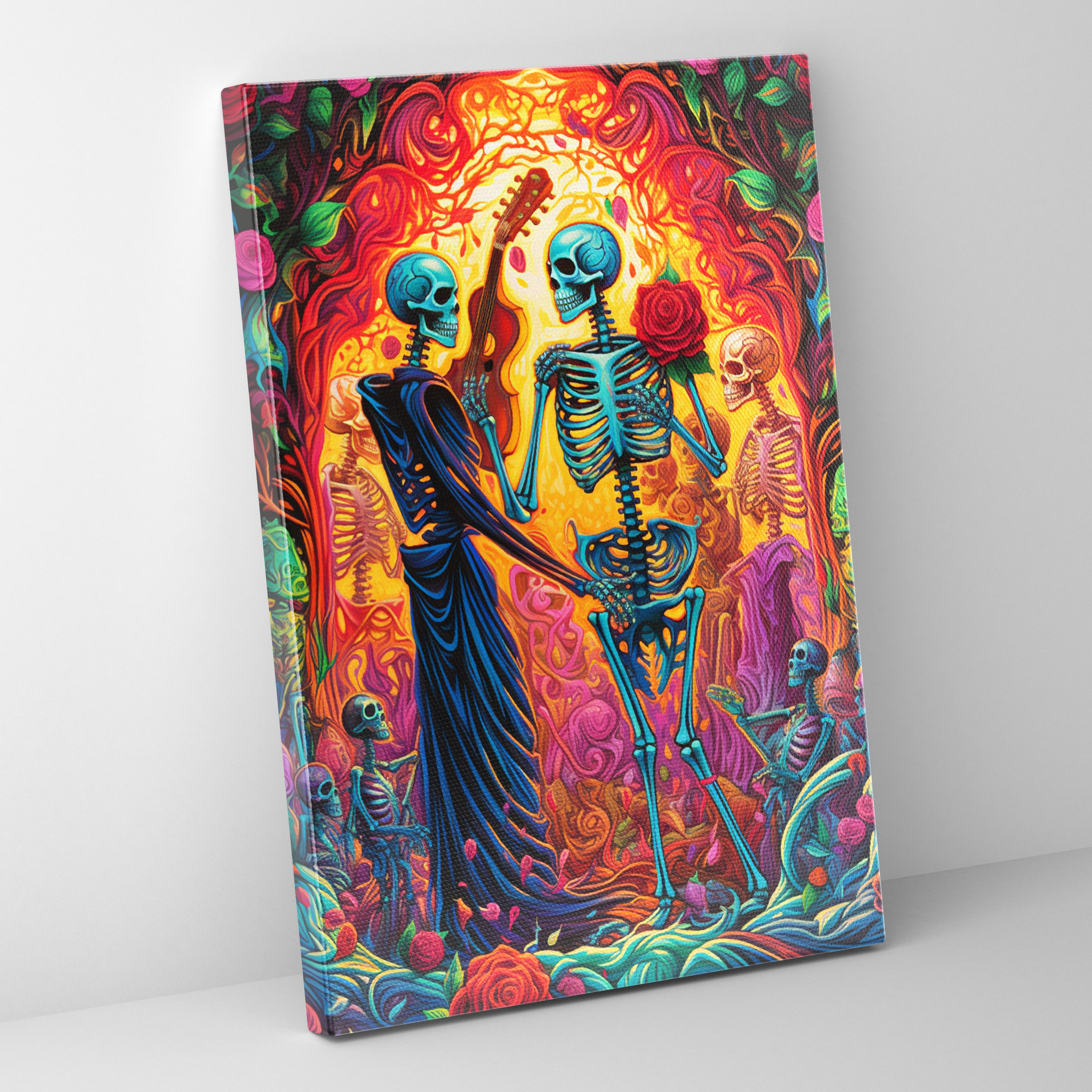 Los Muertos Wall Decoration - Los Muertos, Ornate Floral Designs, Home Decoration, Los Muertos