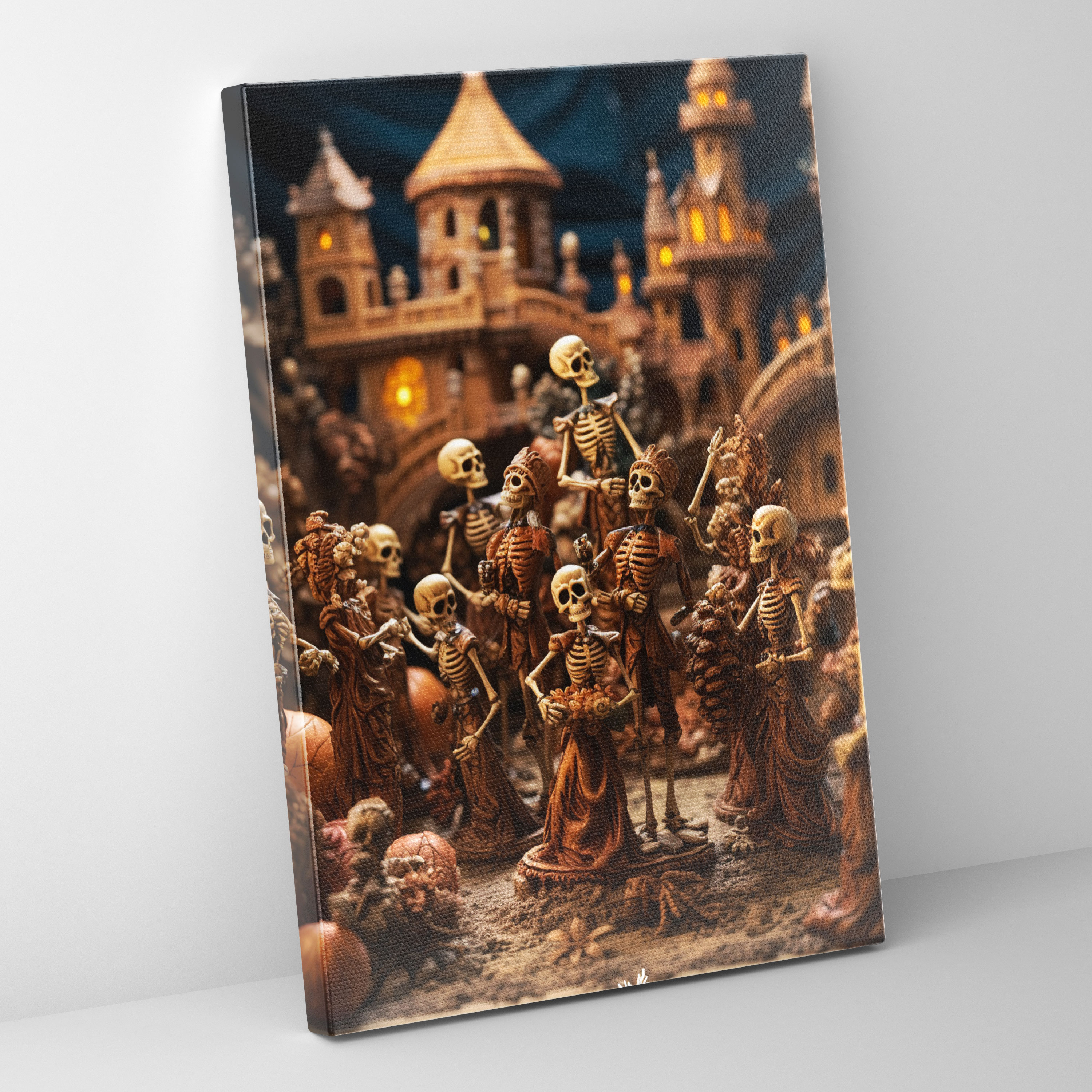 Los Muertos Wall Decoration - Los Muertos, Wall Decoration, Skeletons, Festive Cemetery