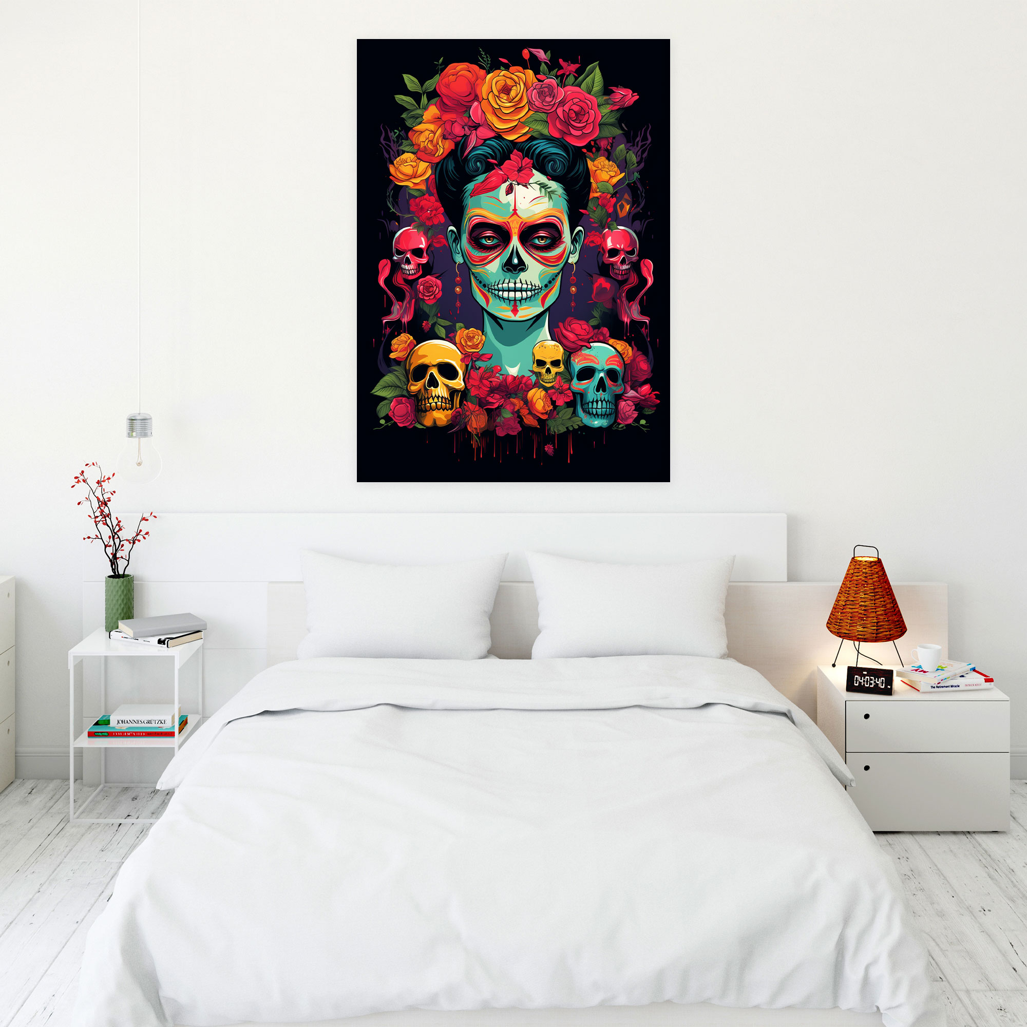Los Muertos Wall Art - Los Muertos, Pop Art Style, Frida Kahlo, Wall Art