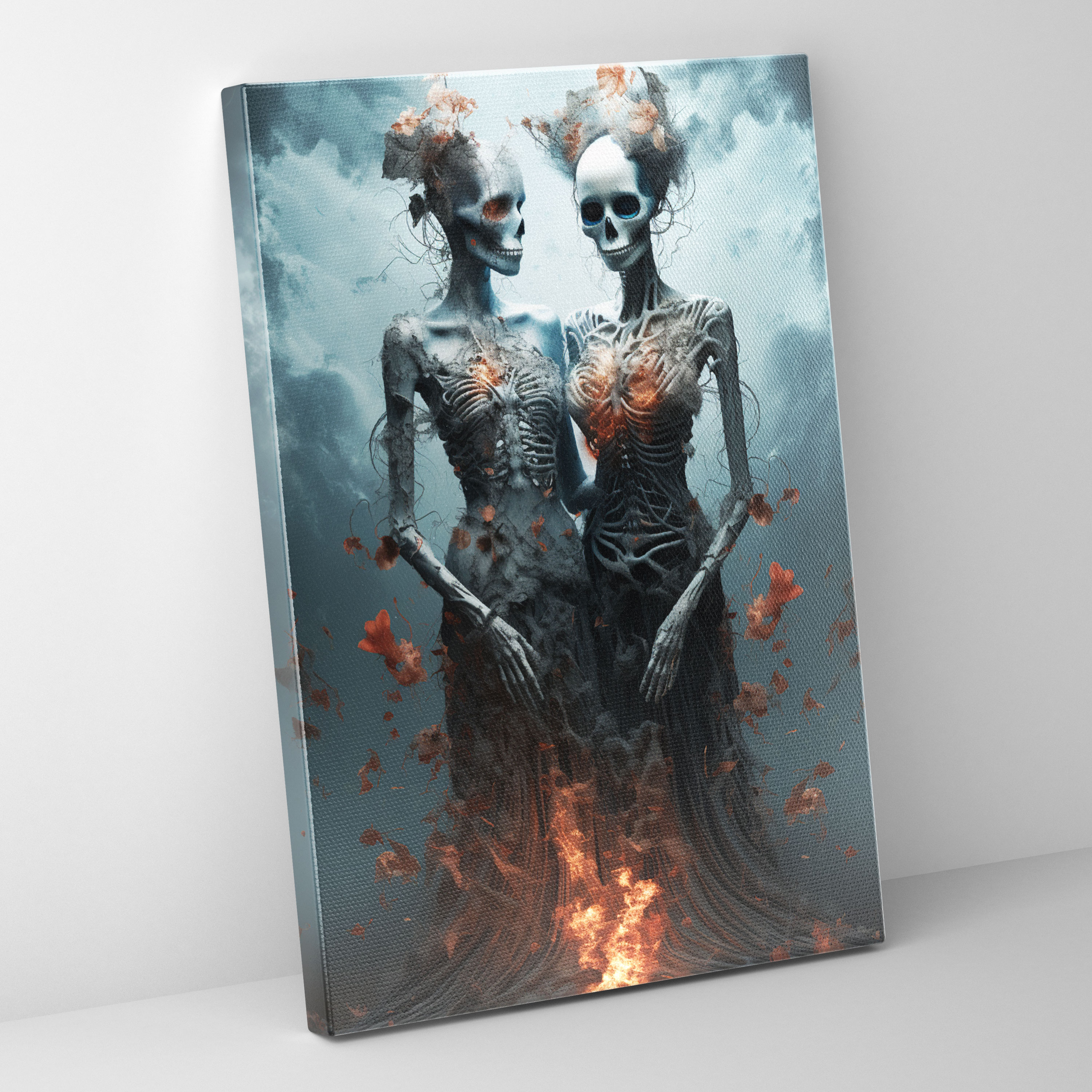 Los Muertos Wall Art - Los Muertos, Afterlife, Canvas Wall Art, Wall Art
