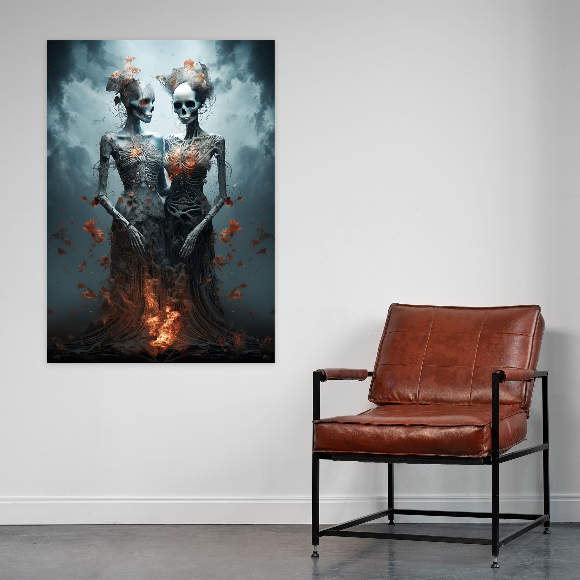 Los Muertos Wall Art - Los Muertos, Afterlife, Canvas Wall Art, Wall Art