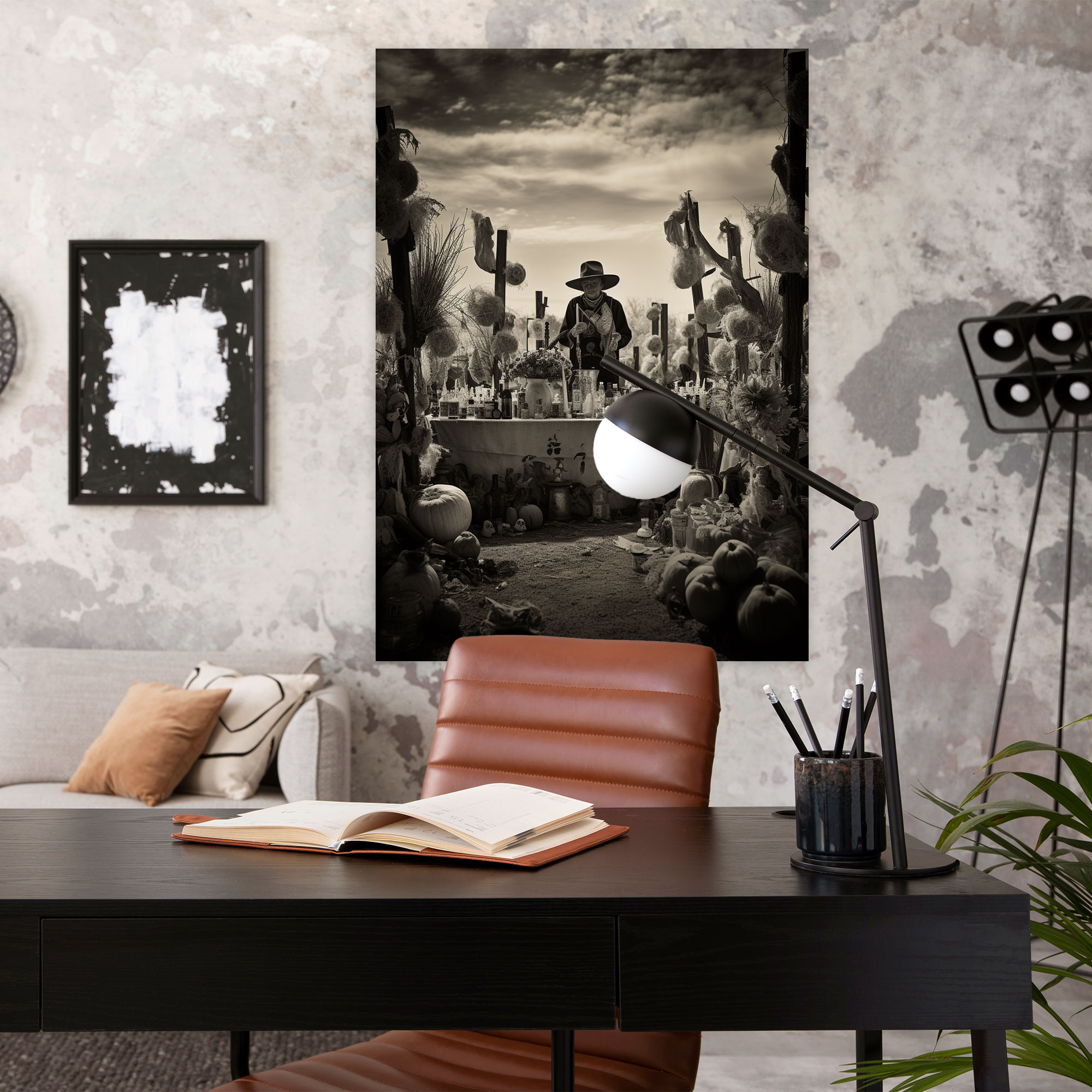 Los Muertos Black And White Canvas Print - Los Muertos, Canvas Print, Los Muertos, Black And White Photography
