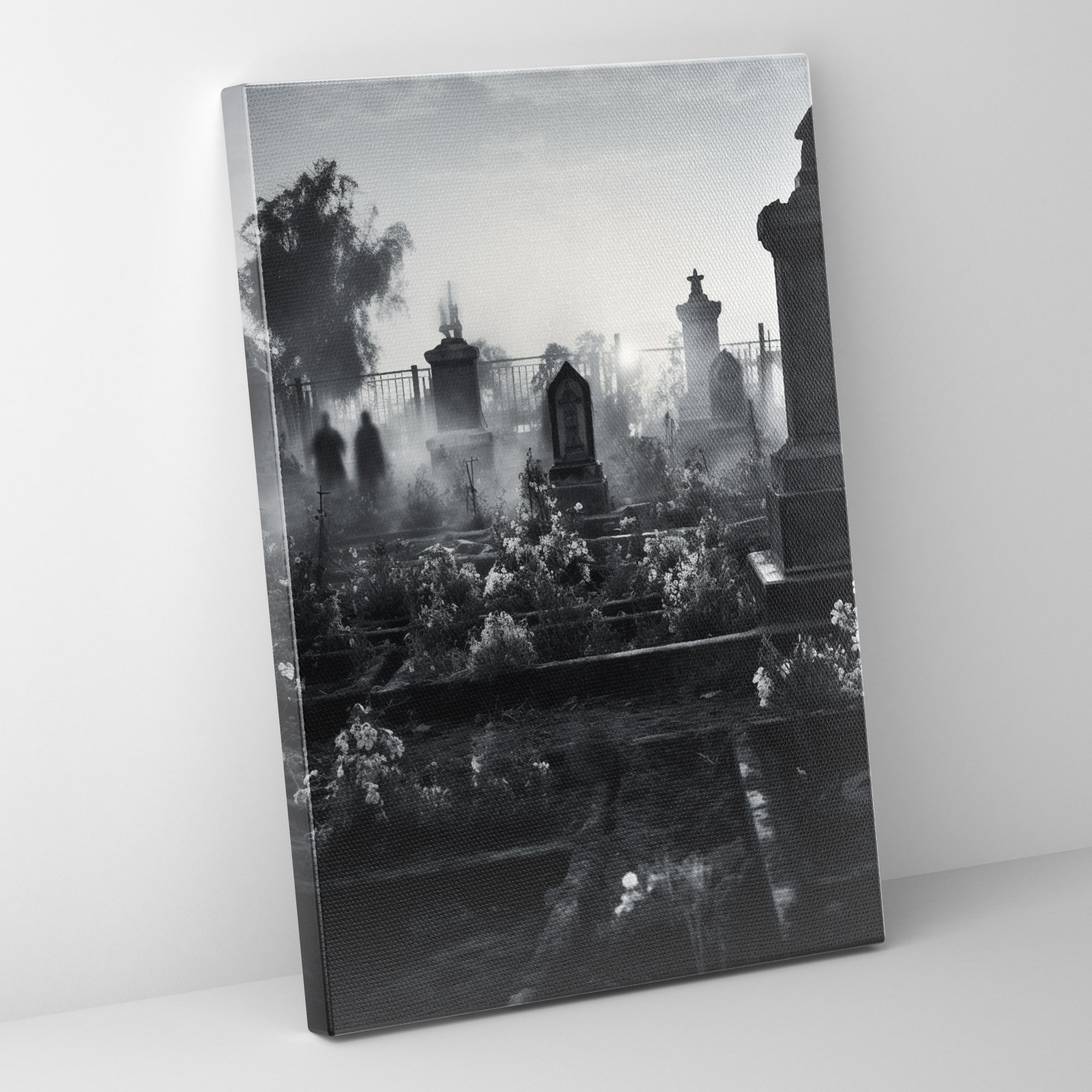 Los Muertos Canvas Print - Los Muertos, Marigolds, Wall Decoration, Day Of The Dead