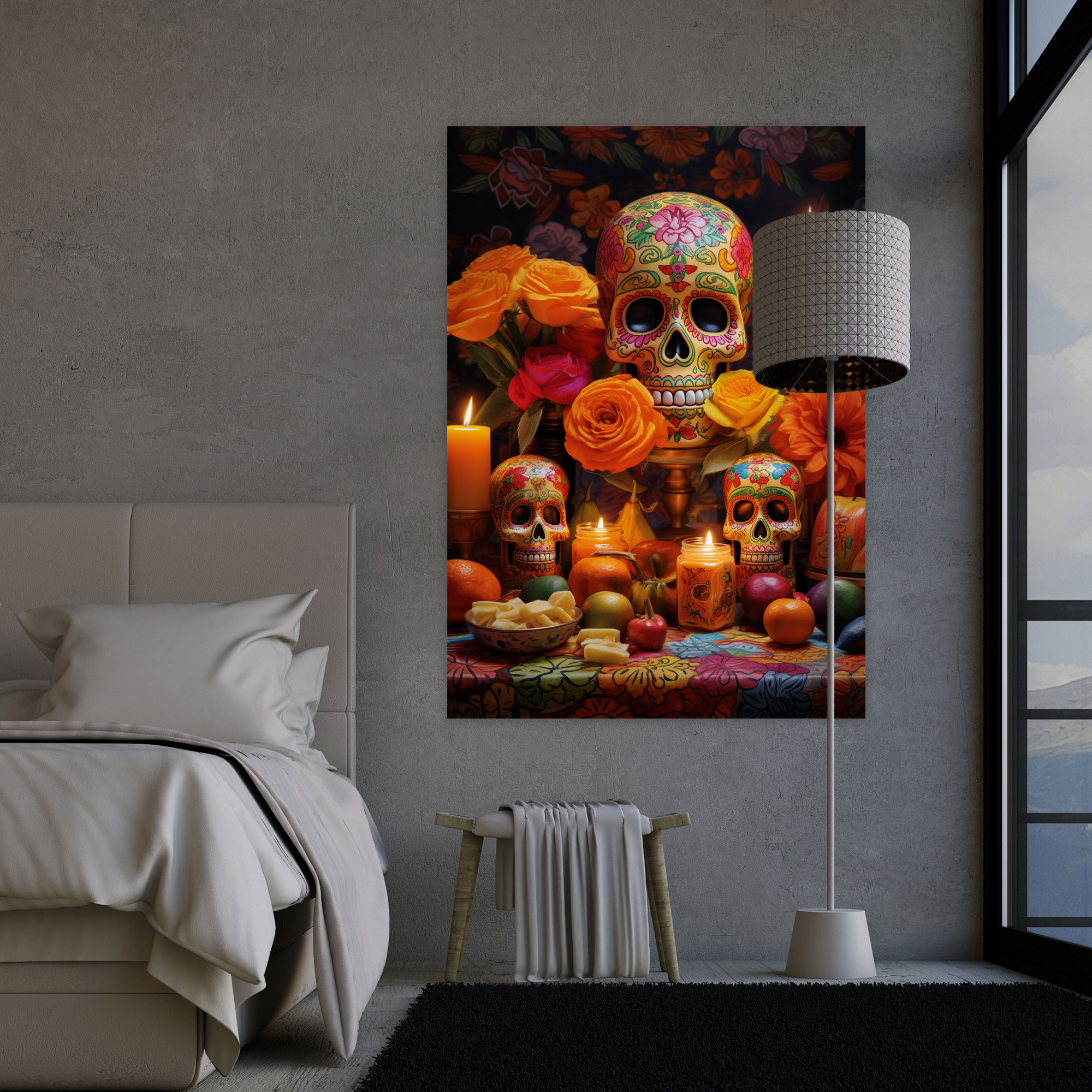Los Muertos Wall Decoration - Los Muertos, Wall Decoration, Canvas Print, Los Muertos