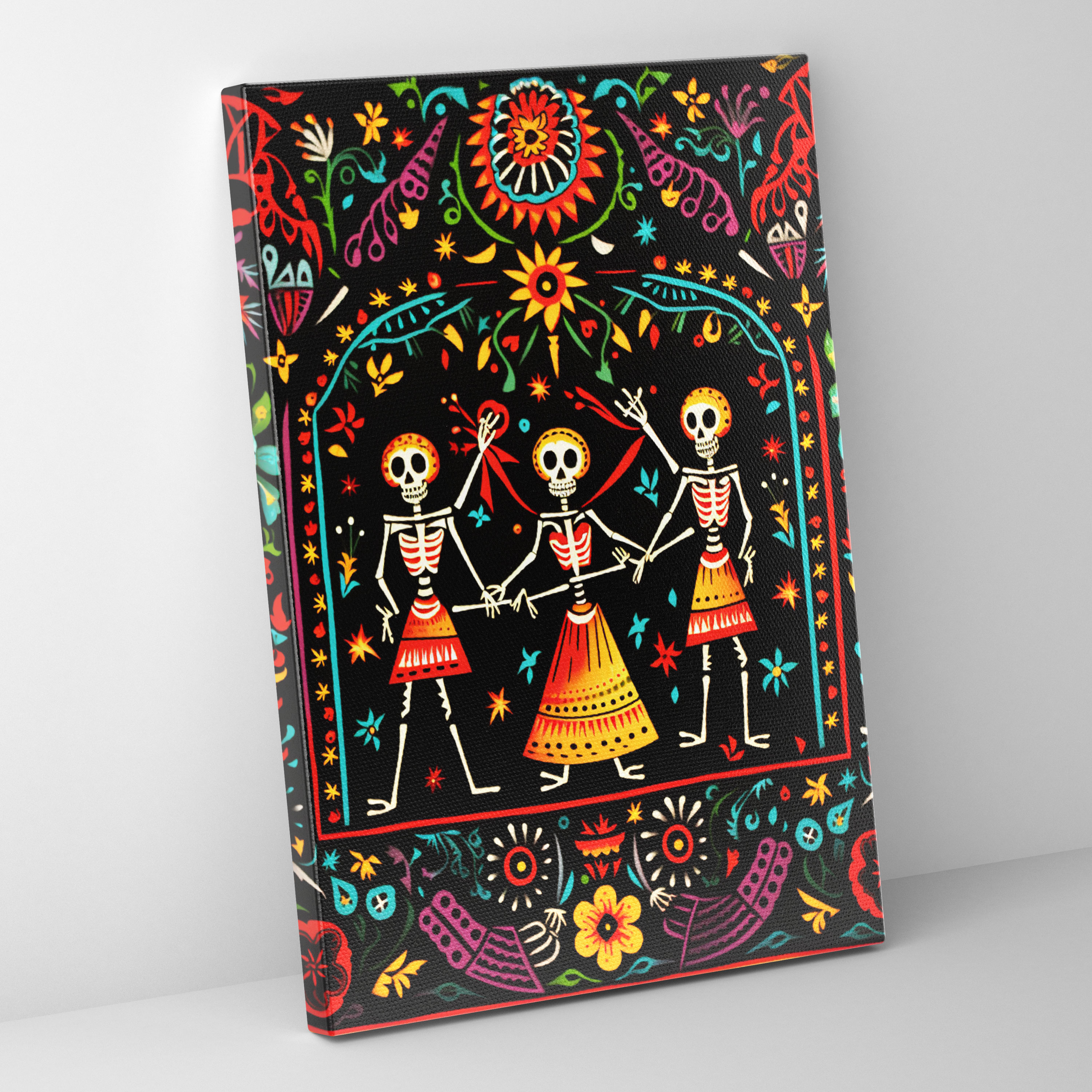 Los Muertos Duvar Dekorasyonu - Ev Dekorasyonu Papel Picado Meksika Temalı