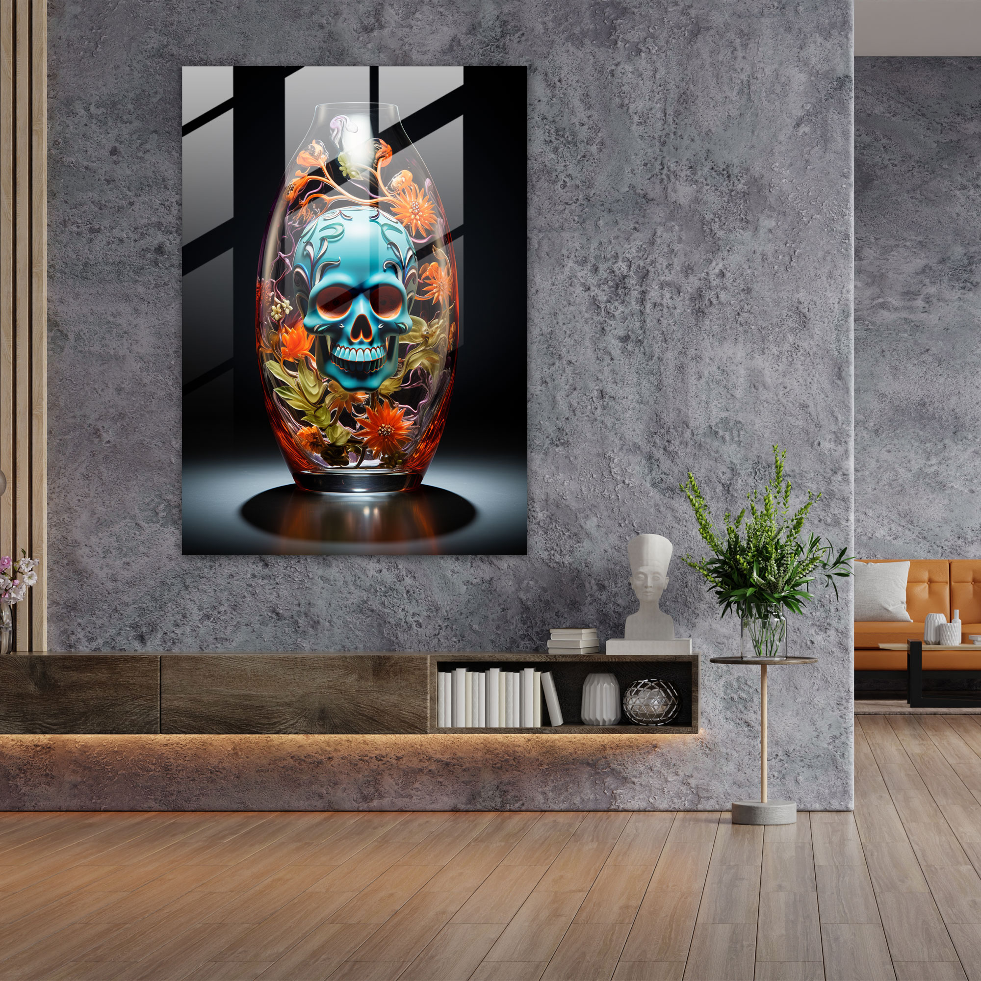 Los Muertos Contemporary Glass Print - Los Muertos, Los Muertos, Glass Print, Home Decoration