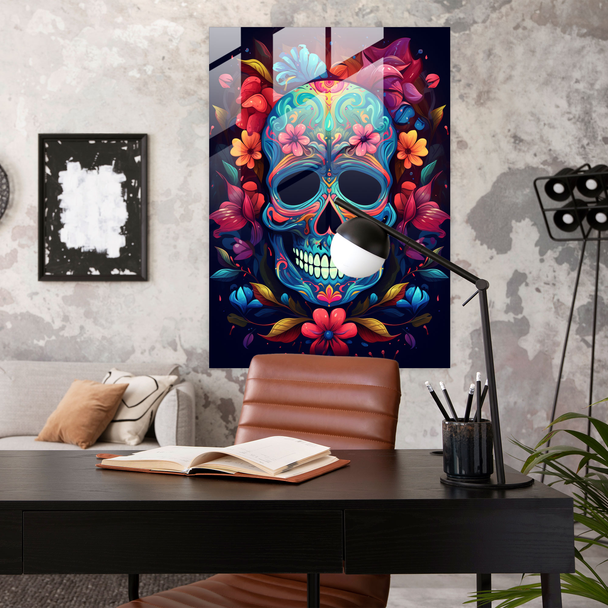 Los Muertos Glass Print - Los Muertos, Los Muertos, Glass Print, Intricate Details