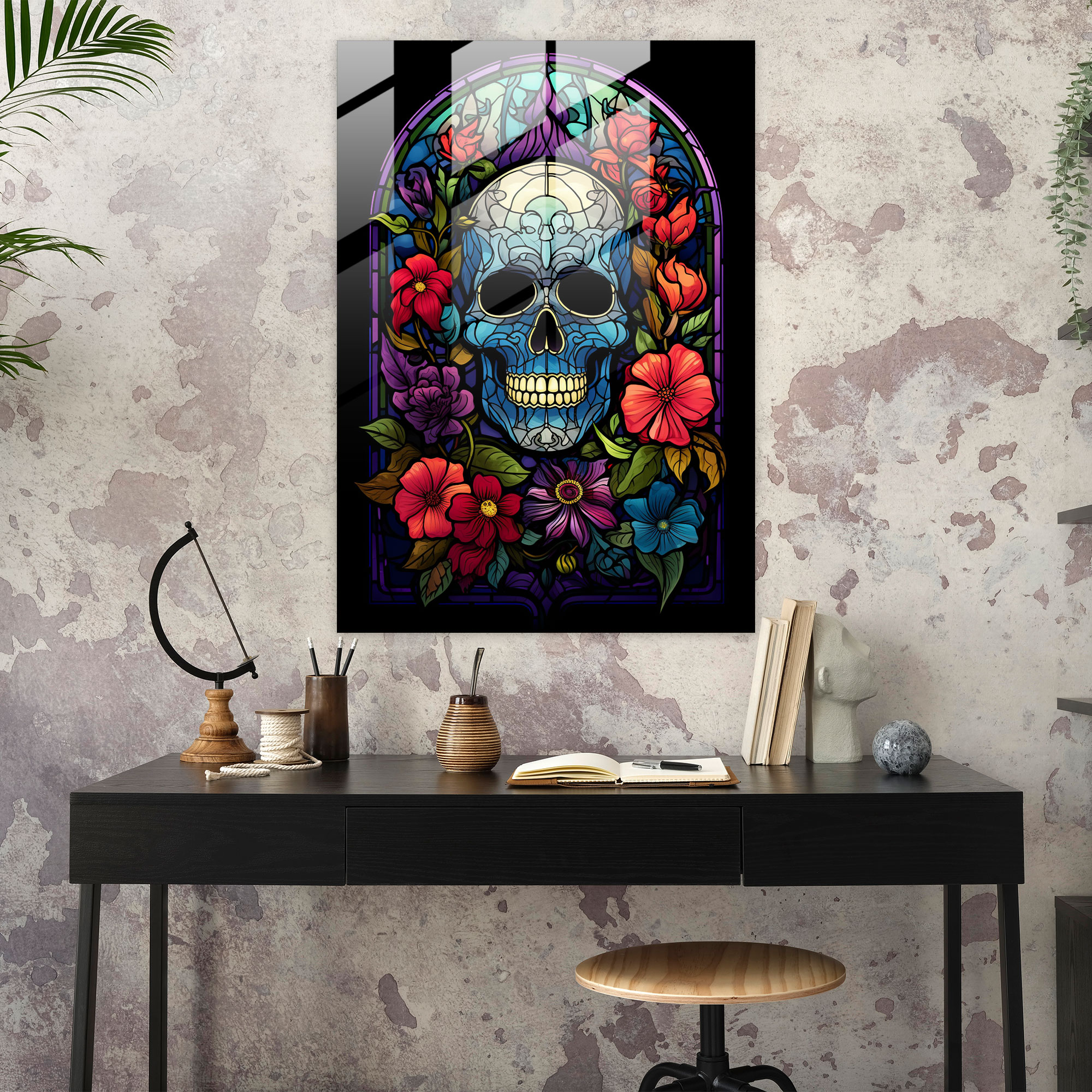 Los Muertos Home Decoration - Los Muertos, Wall Decoration, Home Decoration, Glass Print