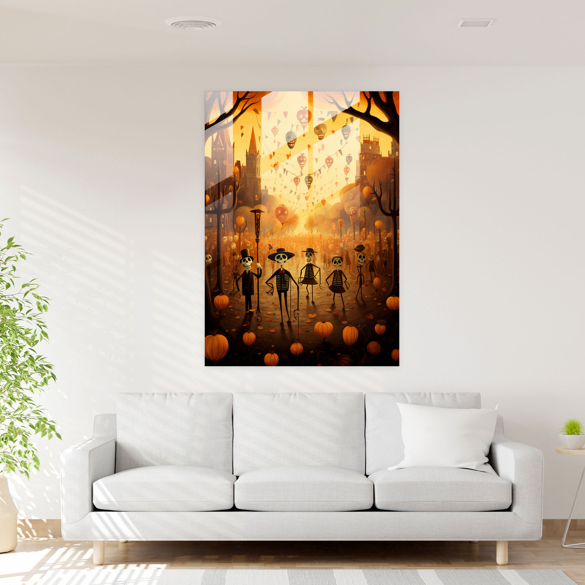 Los Muertos Wall Decoration - Los Muertos, Home Decoration, Playful, Whimsical Illustration