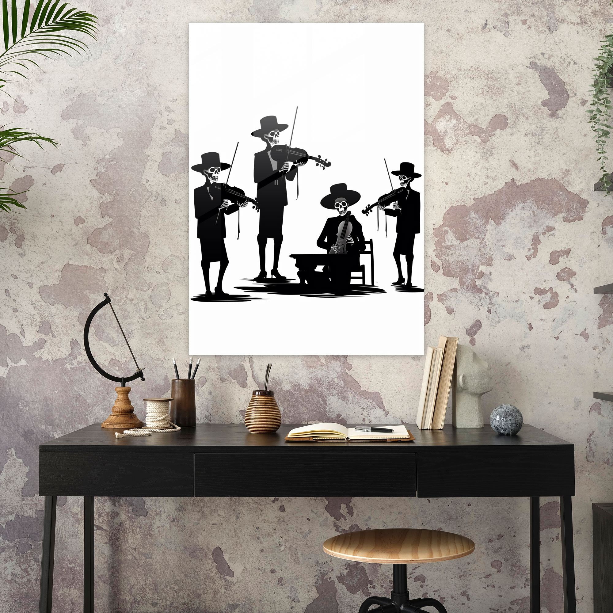 Los Muertos Home Decoration - Los Muertos, Traditional Instruments, Glass Art, Musical Traditions