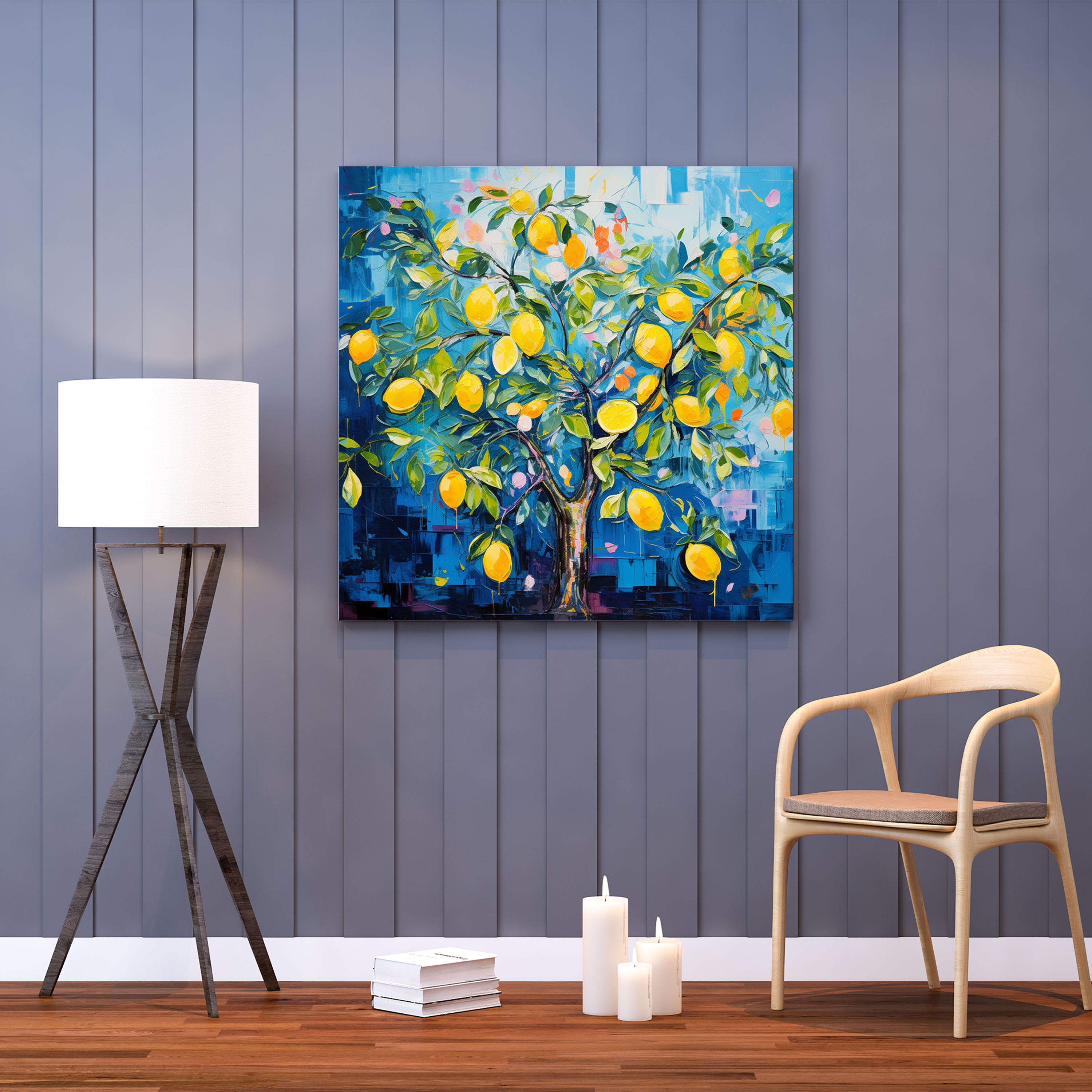 Lemon Tree Canvas Print - Lemon Tree, Freshness, Lemon Tree, Wall Decoration