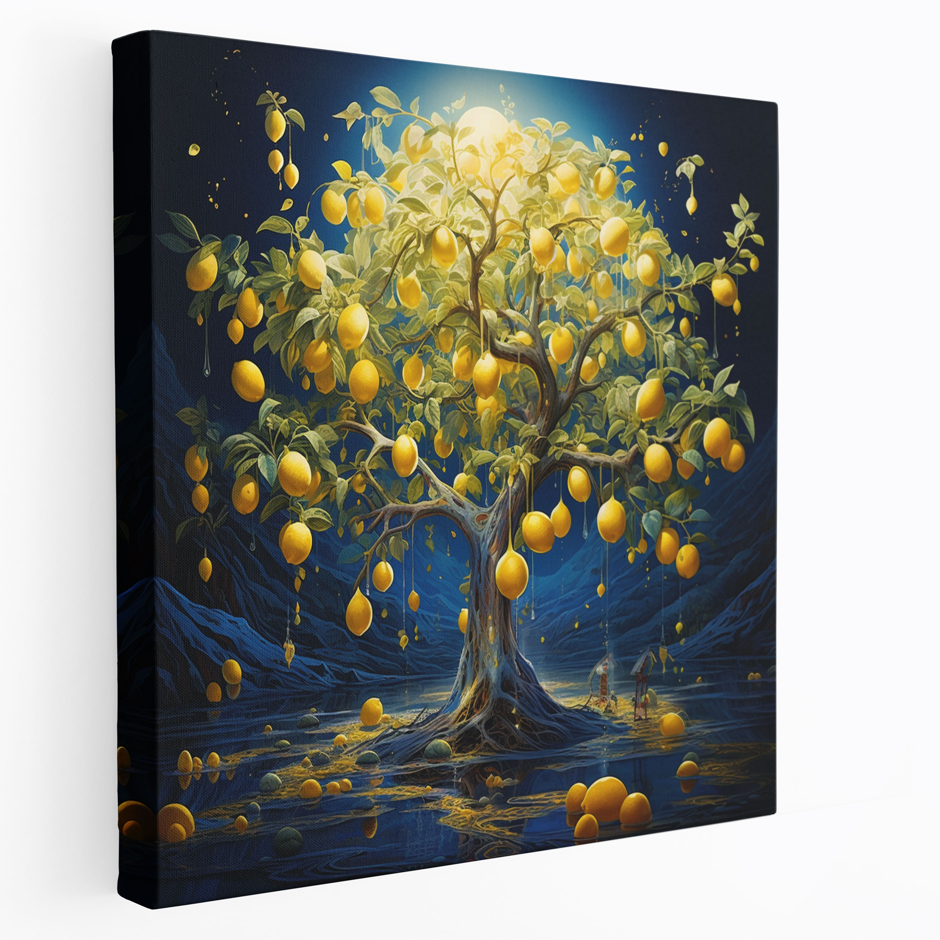 Lemon Tree Wall Decoration - Lemon Tree, Magic, Dreamlike Elements, Home Decoration