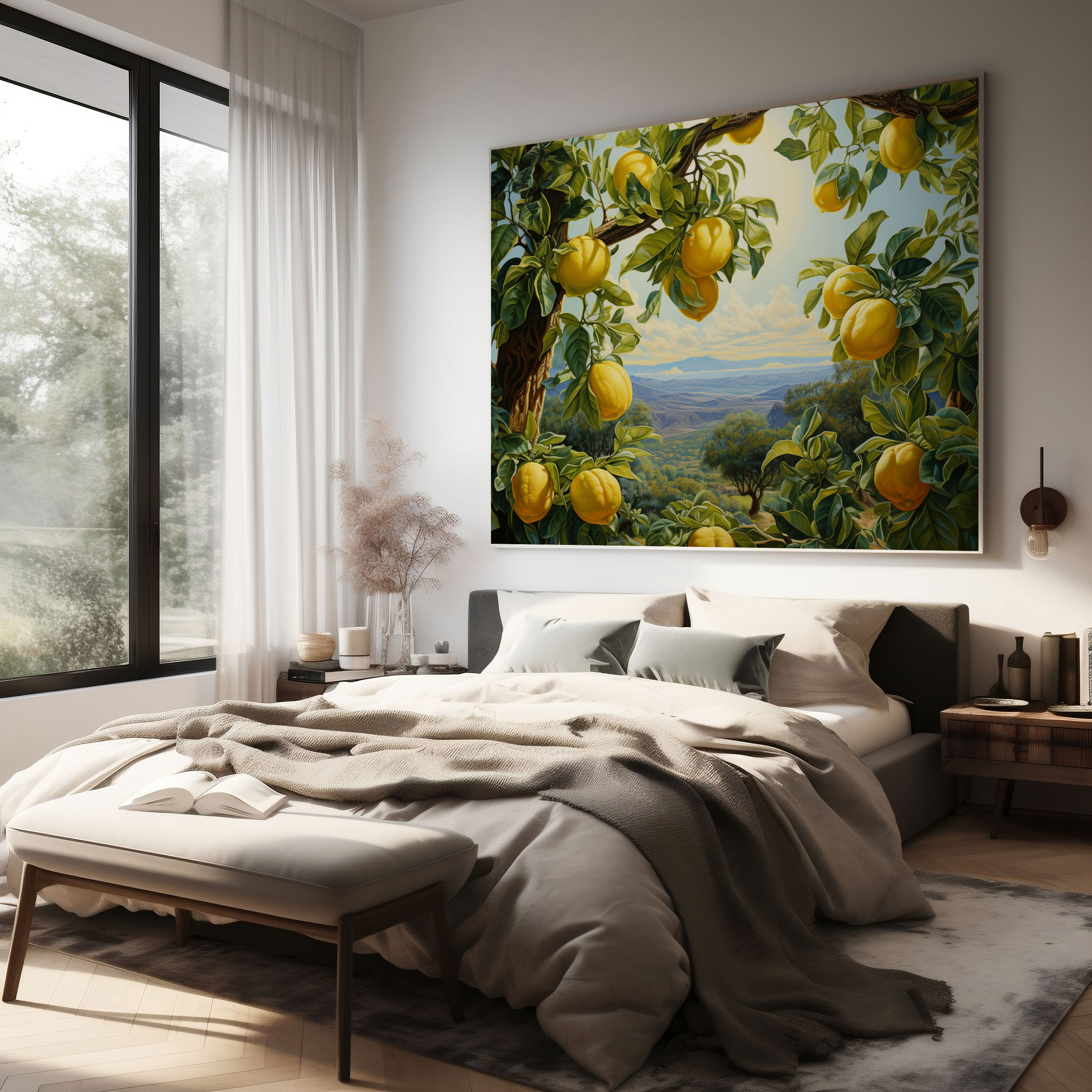 Lemon Tree Wall Decoration - Lemon Tree, Wall Decoration, Wall Art, Lemon Tree