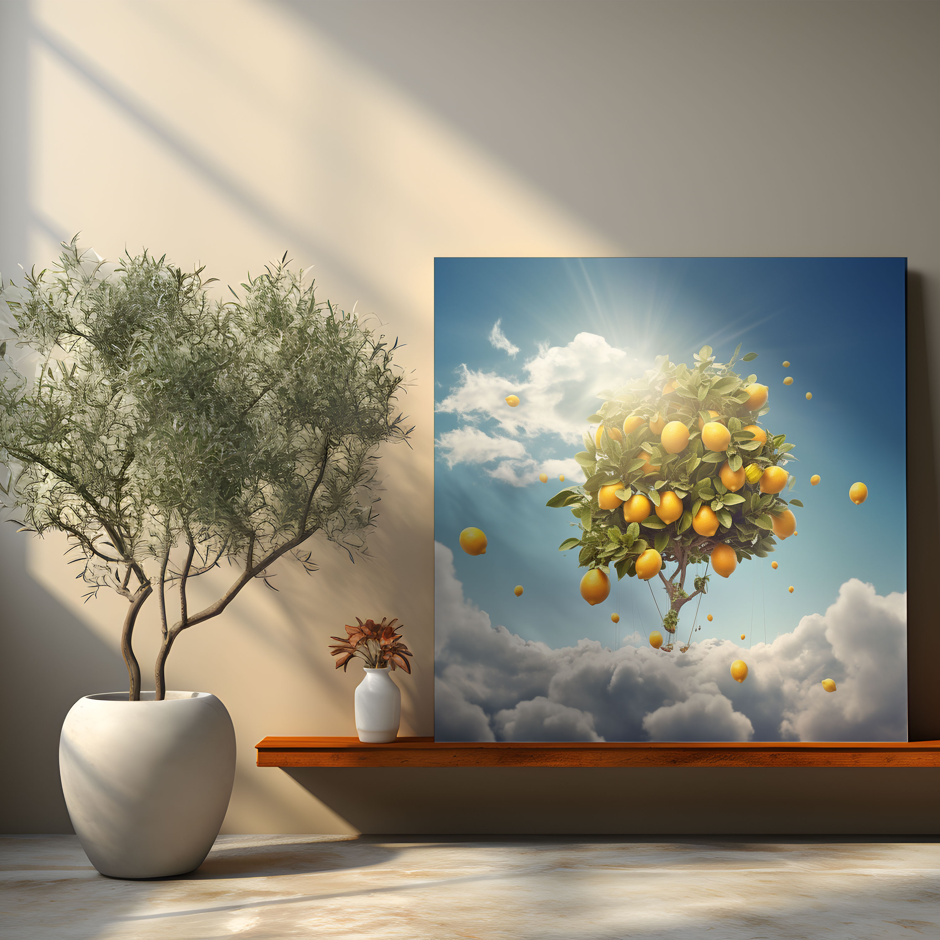 Lemon Tree Canvas Art - Lemon Tree, Wall Art, Lemon Tree, Canvas Print