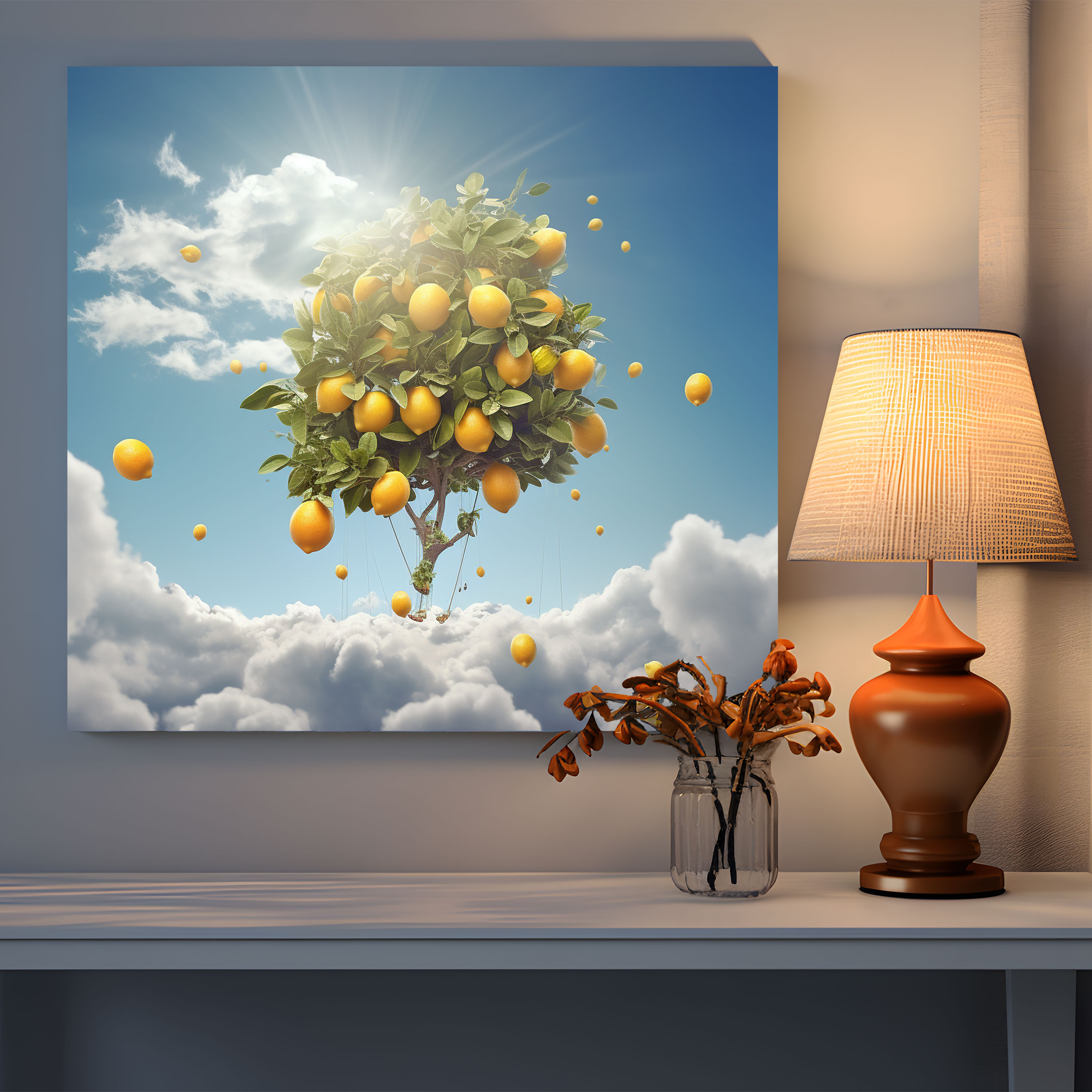 Lemon Tree Canvas Art - Lemon Tree, Wall Art, Lemon Tree, Canvas Print
