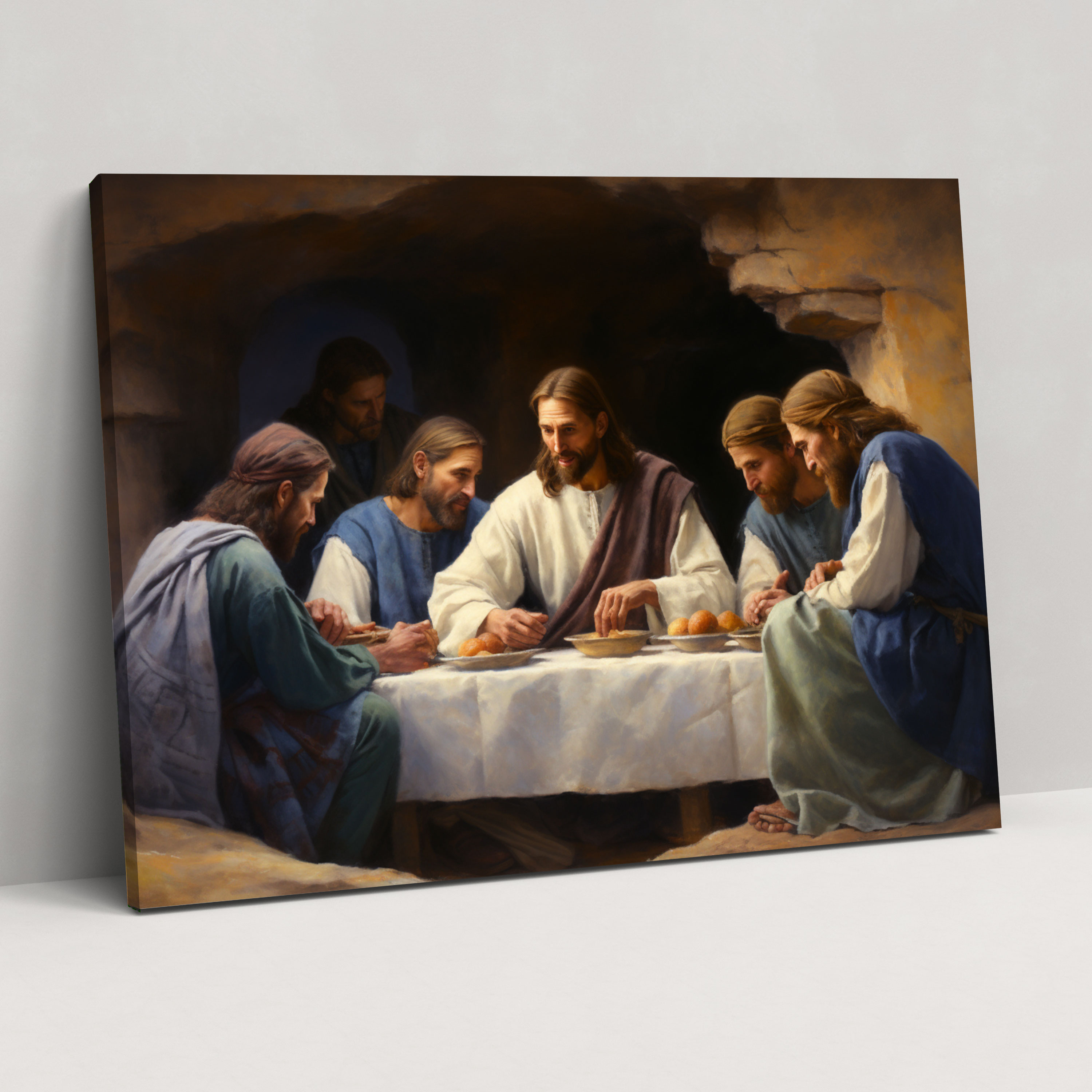 Last Supper Of Jesus Christ Canvas Print - Last Supper Of Jesus Christ, Classic Oil Painting, Canvas Wall Art, Wall Art