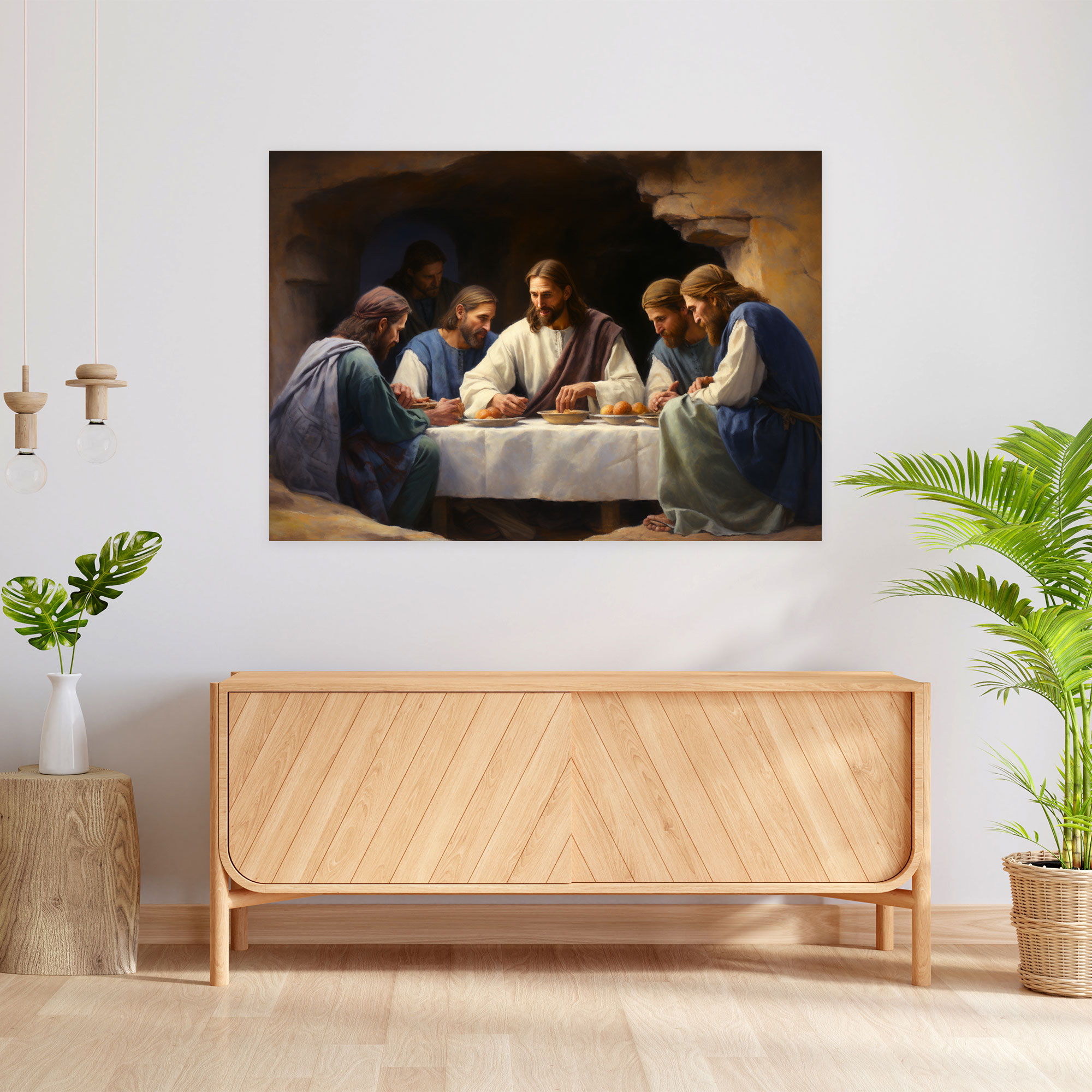 Last Supper Of Jesus Christ Canvas Print - Last Supper Of Jesus Christ, Classic Oil Painting, Canvas Wall Art, Wall Art