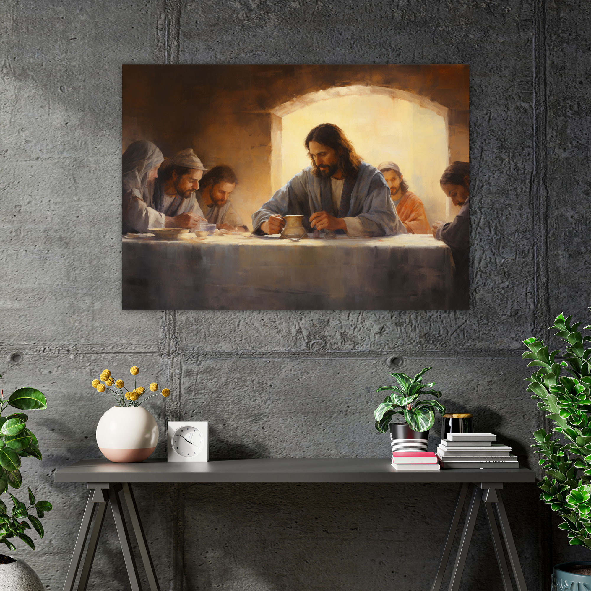 Last Supper Of Jesus Christ Canvas Print - Last Supper Of Jesus Christ, Wall Art, Last Supper Of Jesus Christ, Home Decoration
