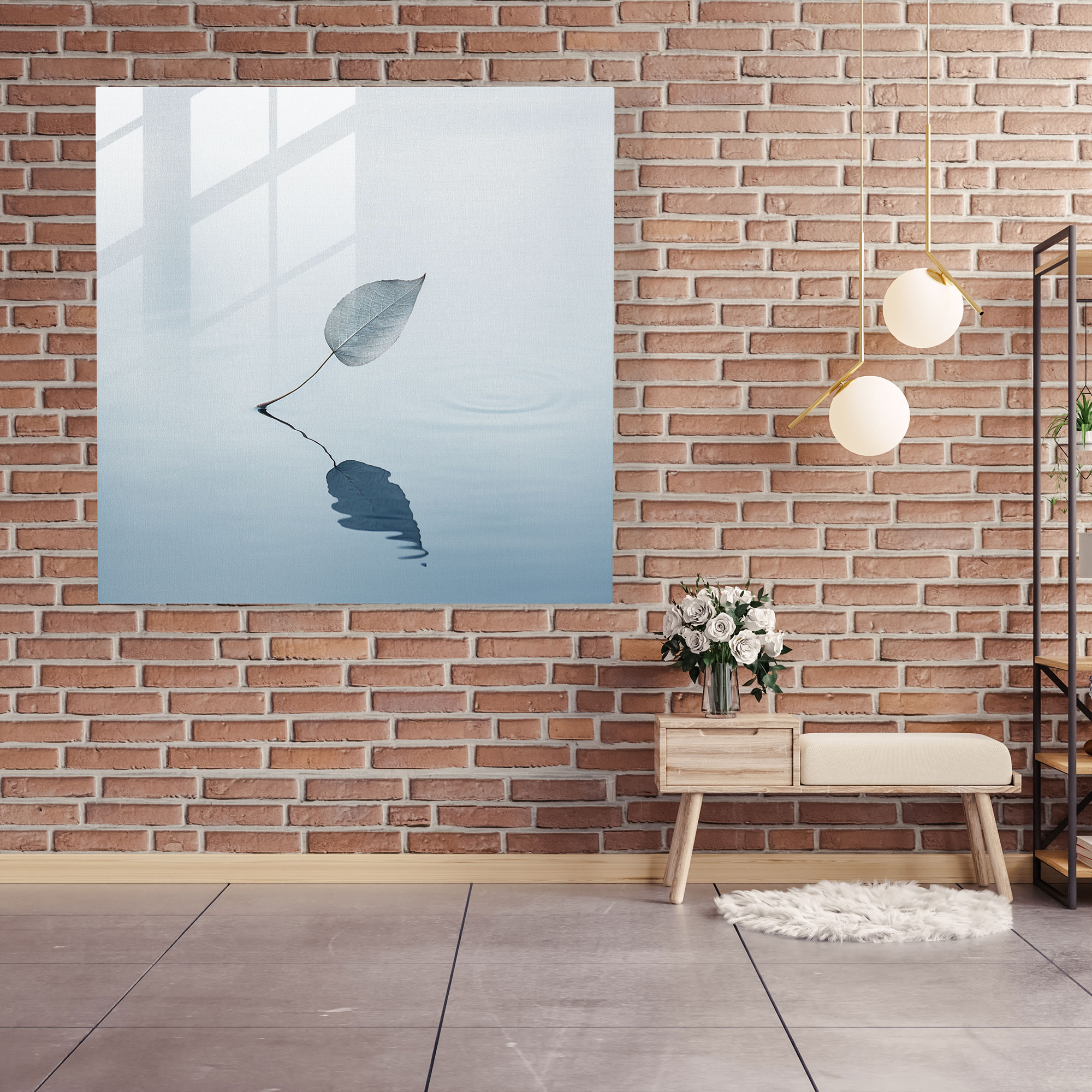 Blätter Dekoration - Minimalistische Fotografie Modern Art Blätter