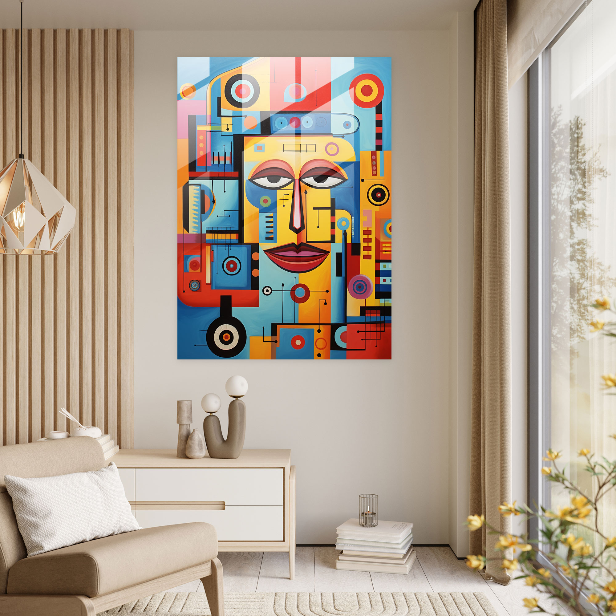 Inca Civilization Glass Print - Mayan, Glass Wall Art, Modern Art, Glass Print