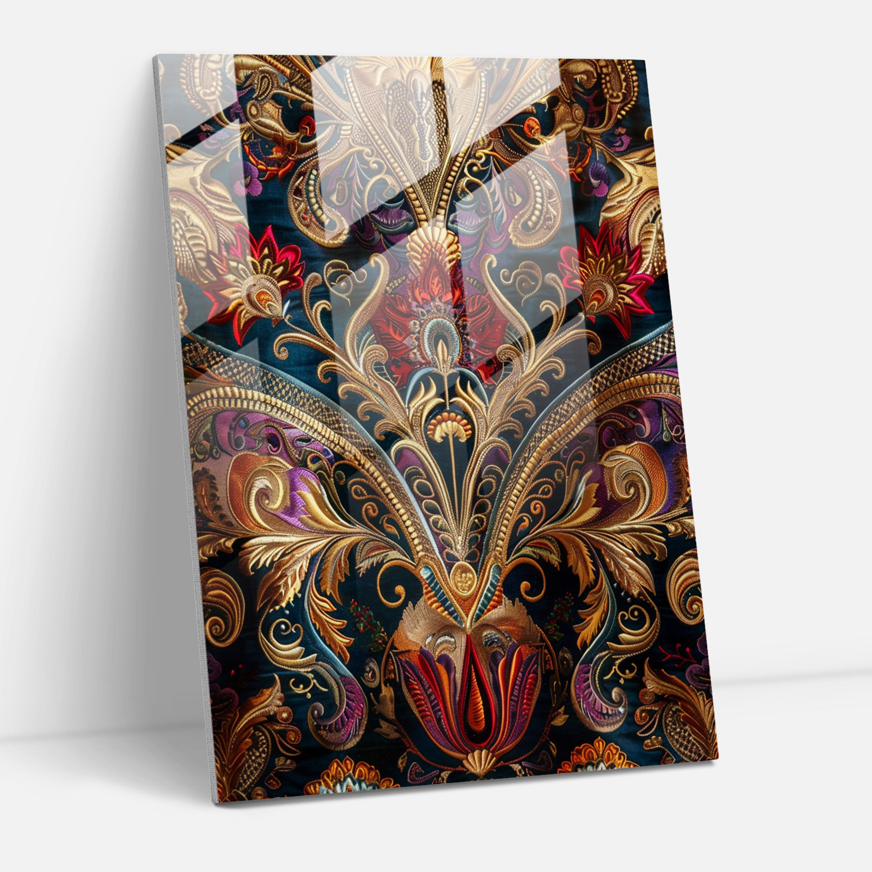 Mannerism Home Decoration: Opulente Schönheit - Mannerismus Glasbild Glas Kunst Wohnkultur
