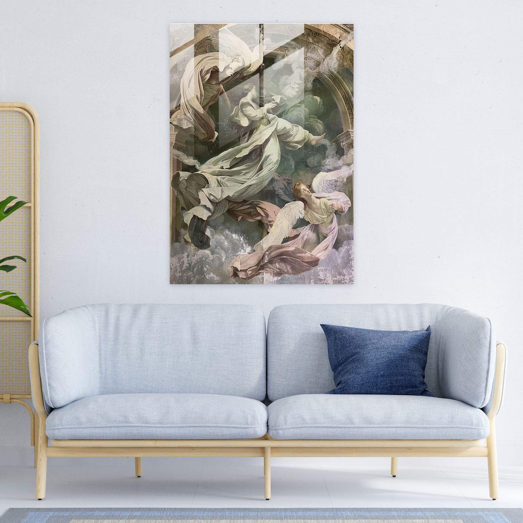 Mannerism Glas Kunst: Traumhafte Eleganz - Mannerismus Moderne Kunst Traumhaft Glasbild