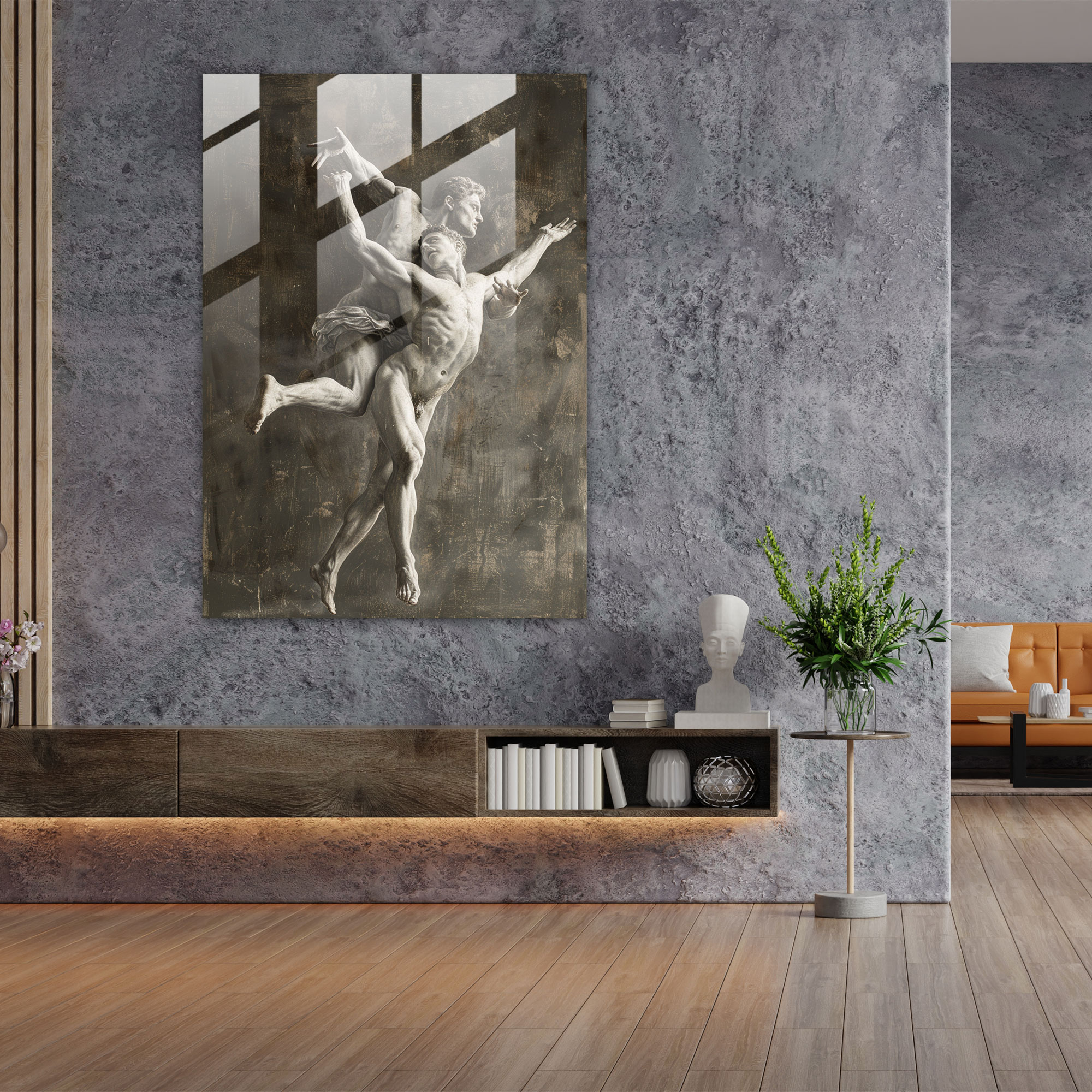 Mannerizm Cam Sanat Duvar Dekorasyonu - Ev Dekorasyonu için Mannerizm Cam Duvar Sanatı
