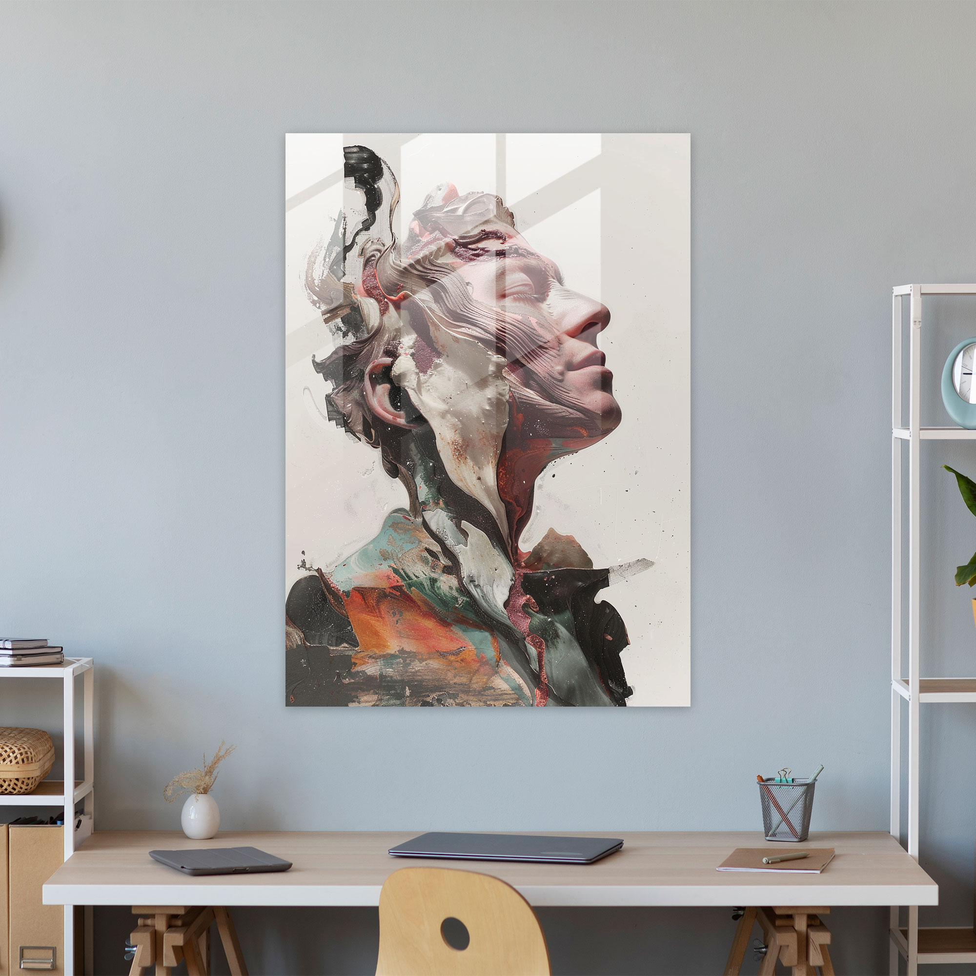 Mannerizm Cam Tablo - Duvar Süsü ve Modern Sanat için Mannerizm Deseni