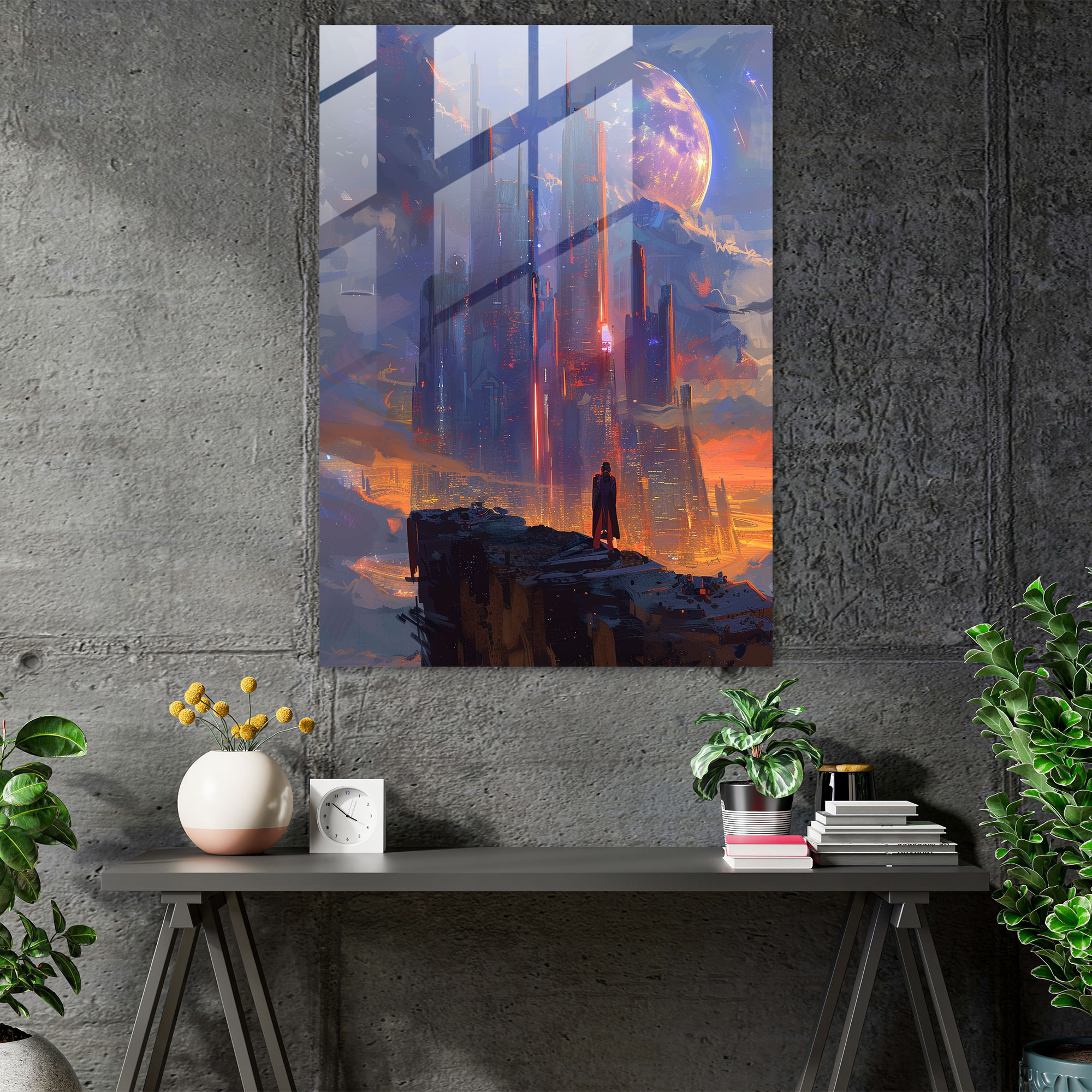 Mannerism Dreams Glasbild – Mannerismus Glas Kunst Wanddekoration