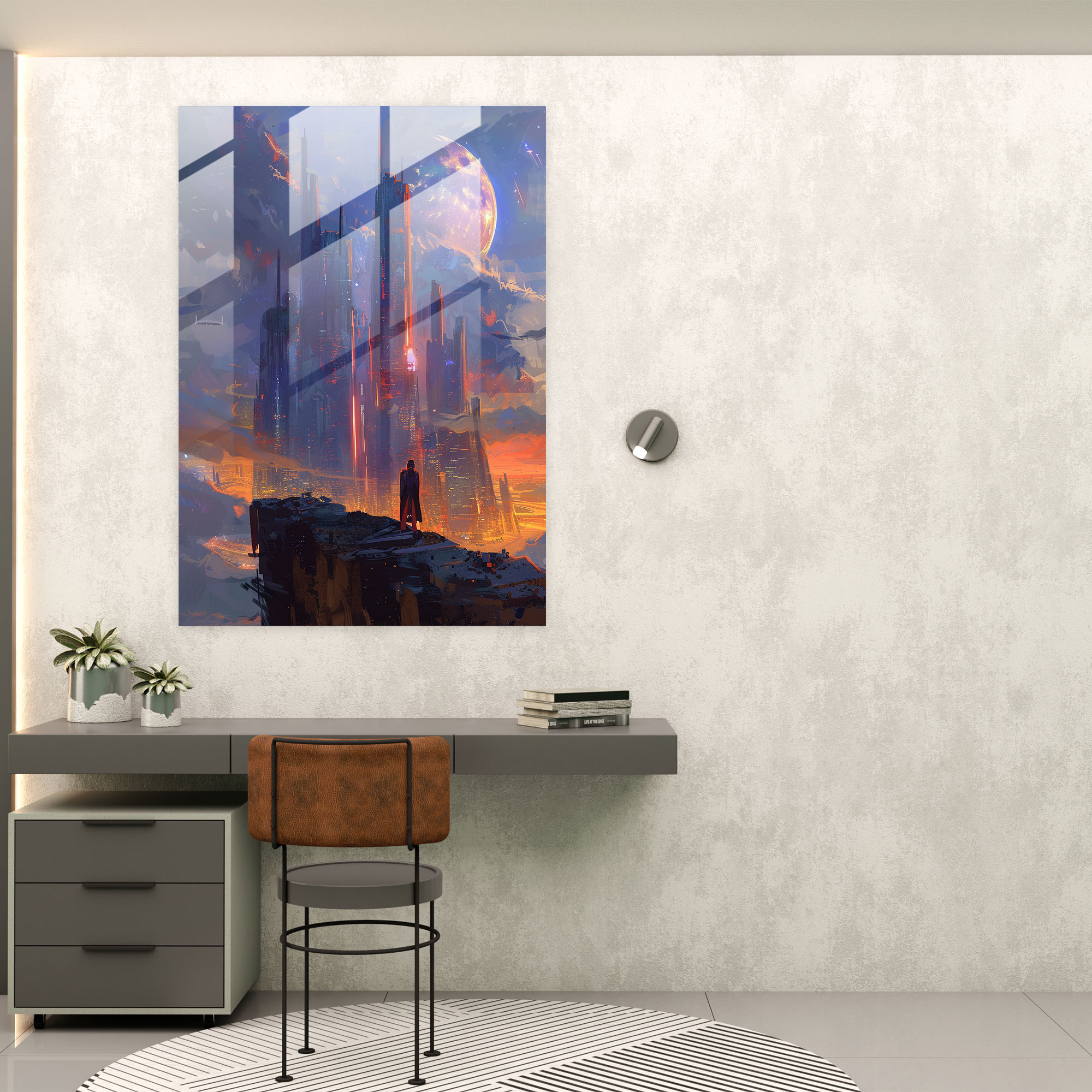 Mannerism Dreams Glasbild – Mannerismus Glas Kunst Wanddekoration