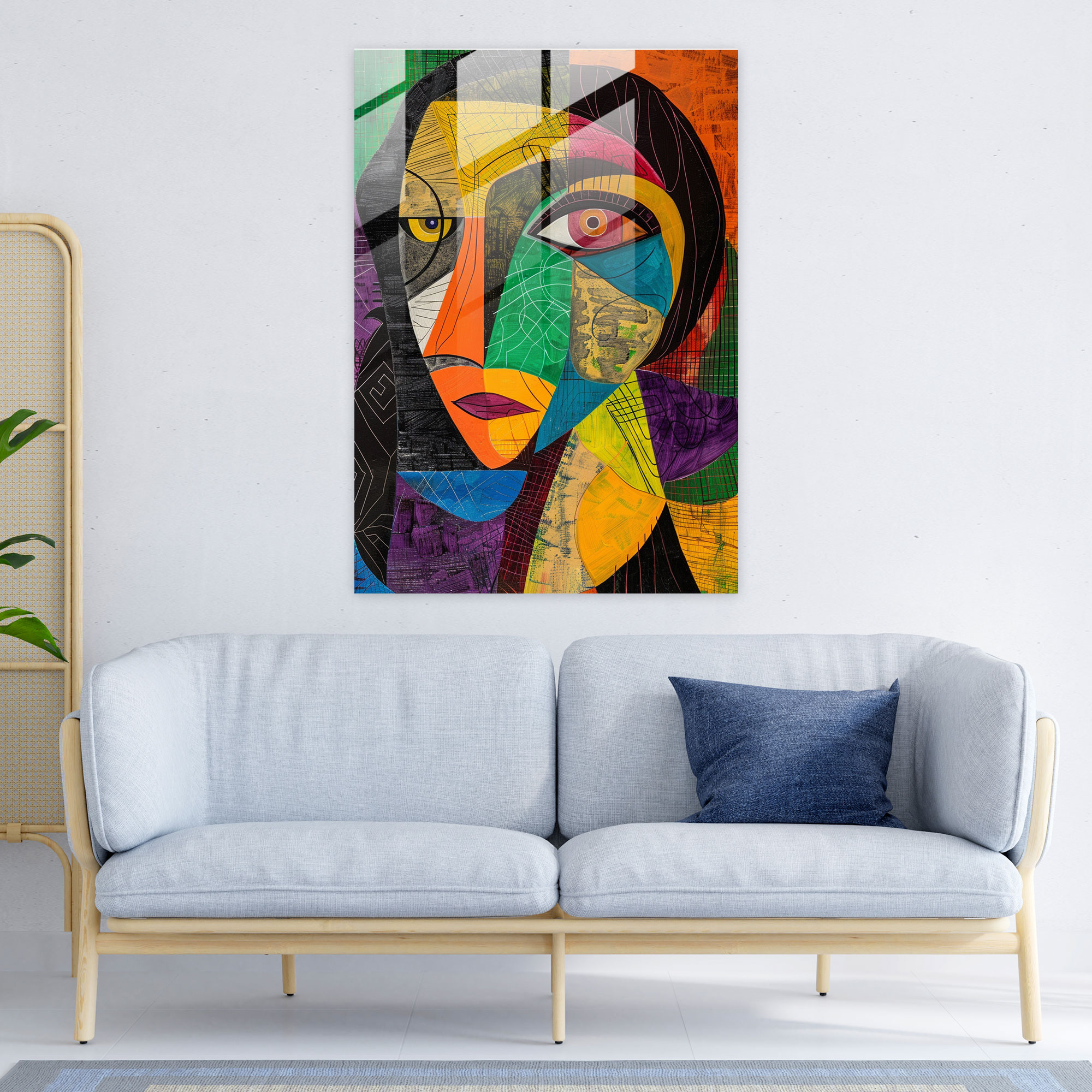 Mannerizm Modern Sanat - Canlı Renkler - Duvar Dekorasyonu Kanvas Tablo
