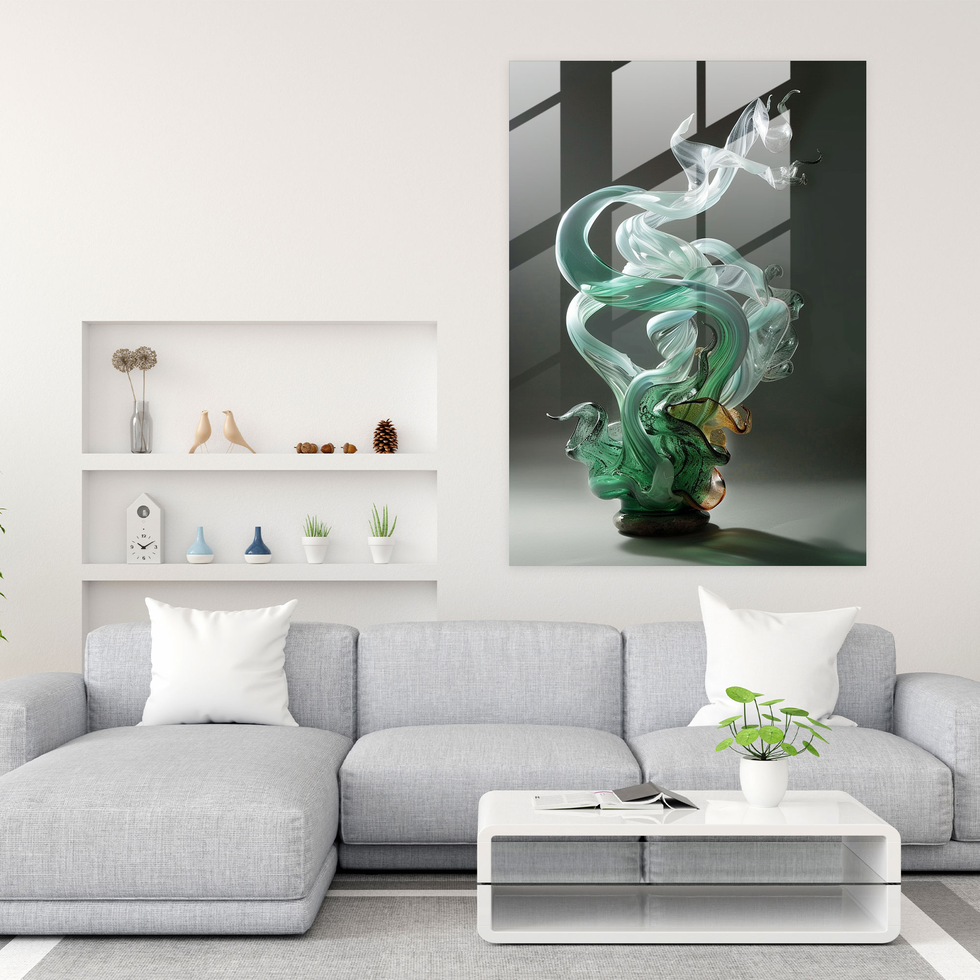 Mannerism Cam Sanatı - Abartılı Hareketler ve Dinamik Kompozisyonlar - Duvar Dekorasyonu Modern Sanat Cam Sanatı