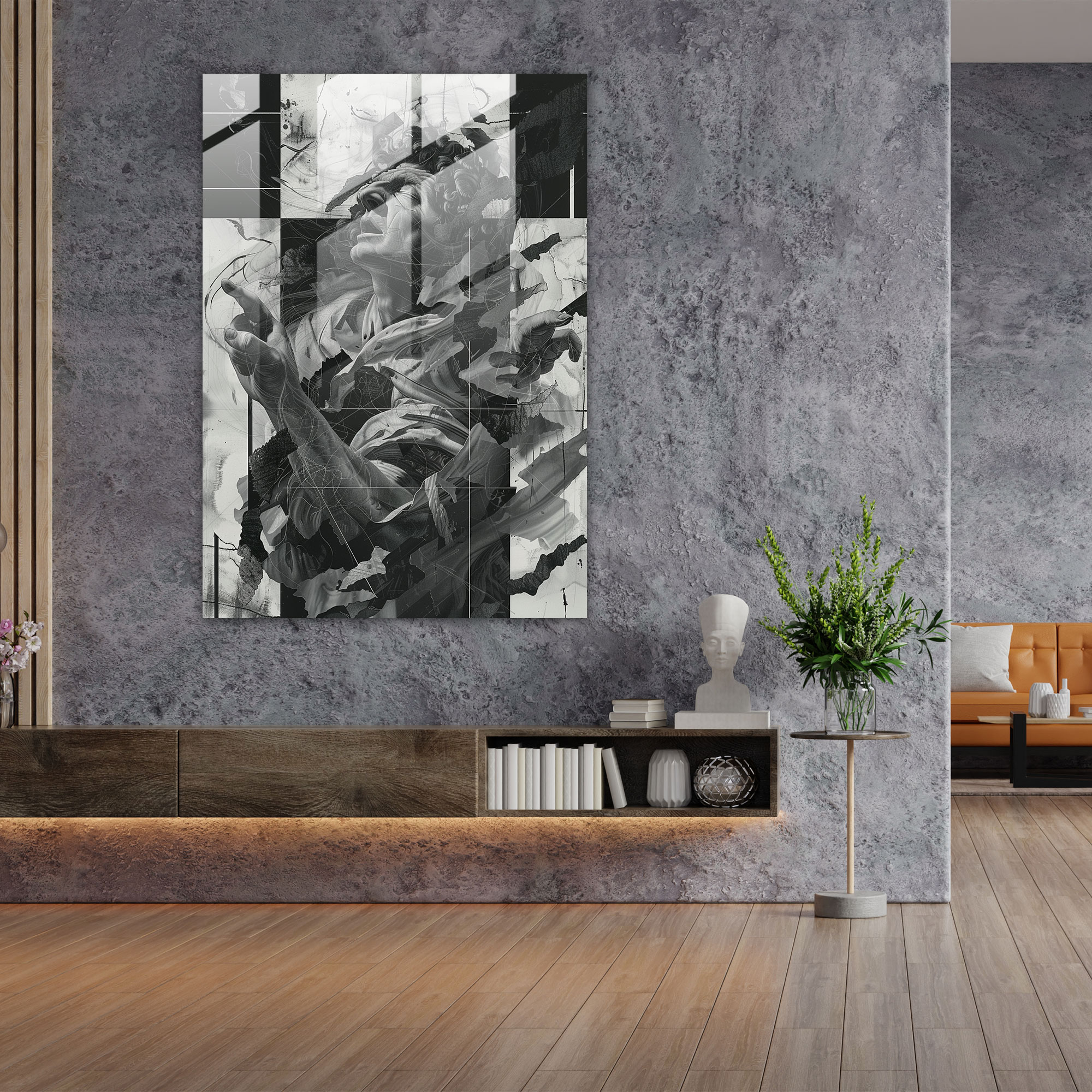 Mannerism Glasbild für die moderne Wohnraumgestaltung