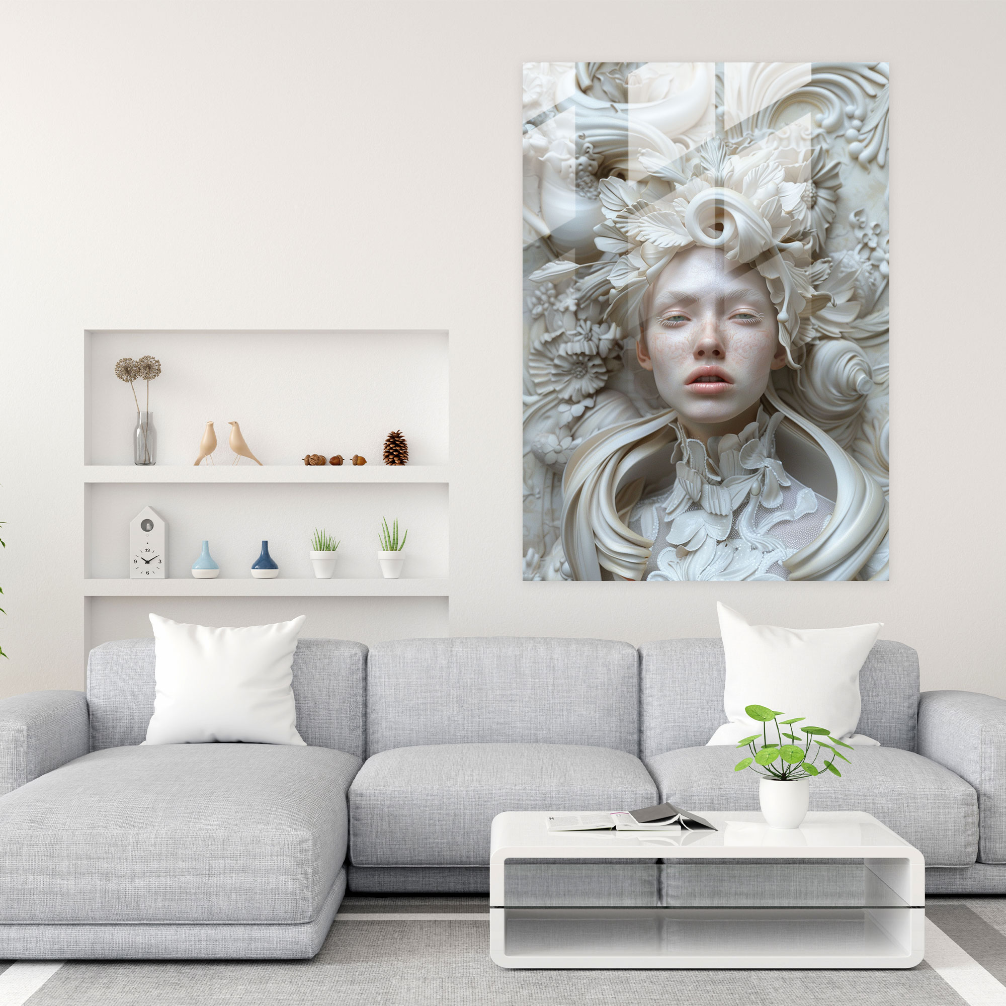 Mannerism Duvar Dekorasyonu Cam Sanatı - Ev Dekorasyonu Modern Sanat