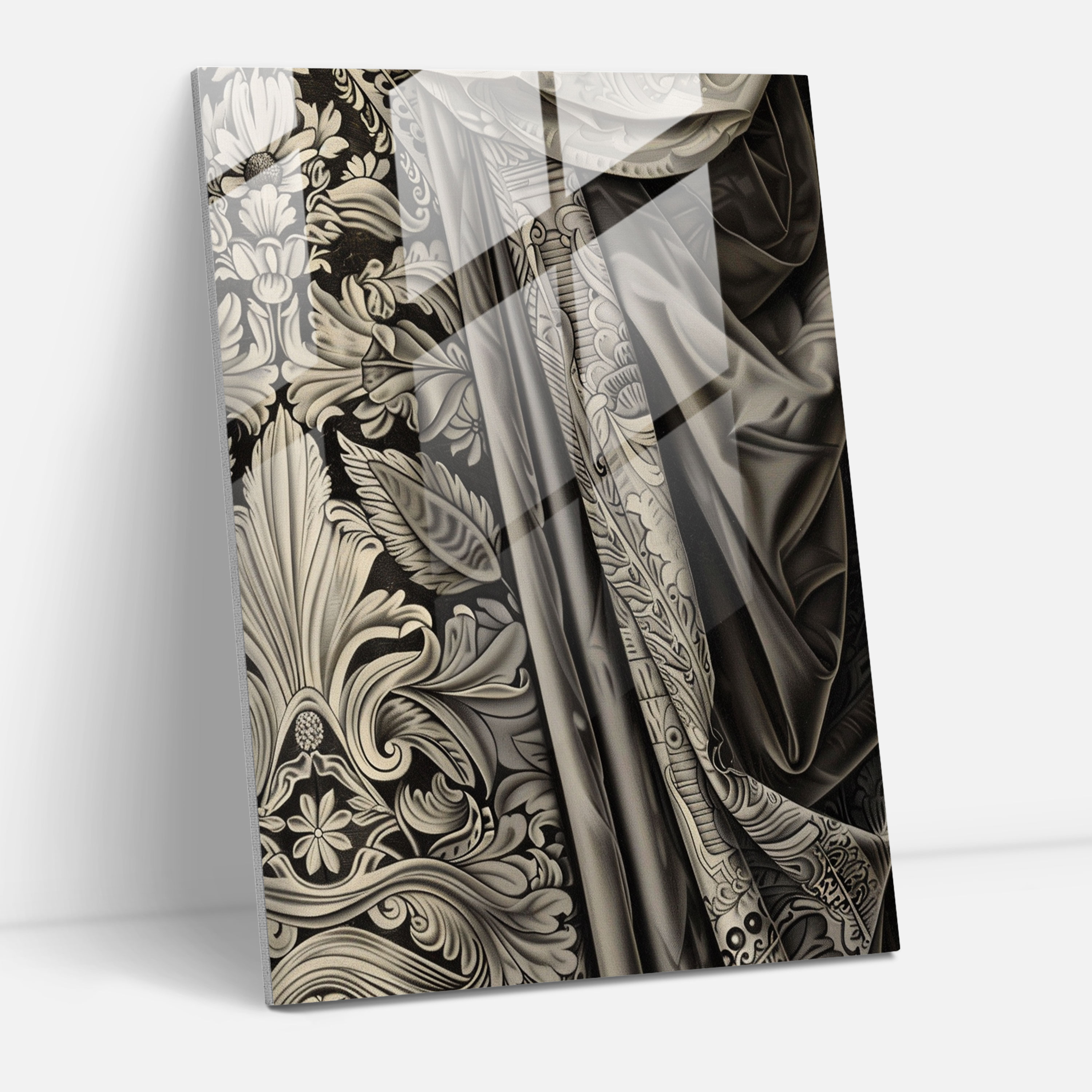 Moderne Kunstglasdruck - Mannerismus in Glaswandkunst