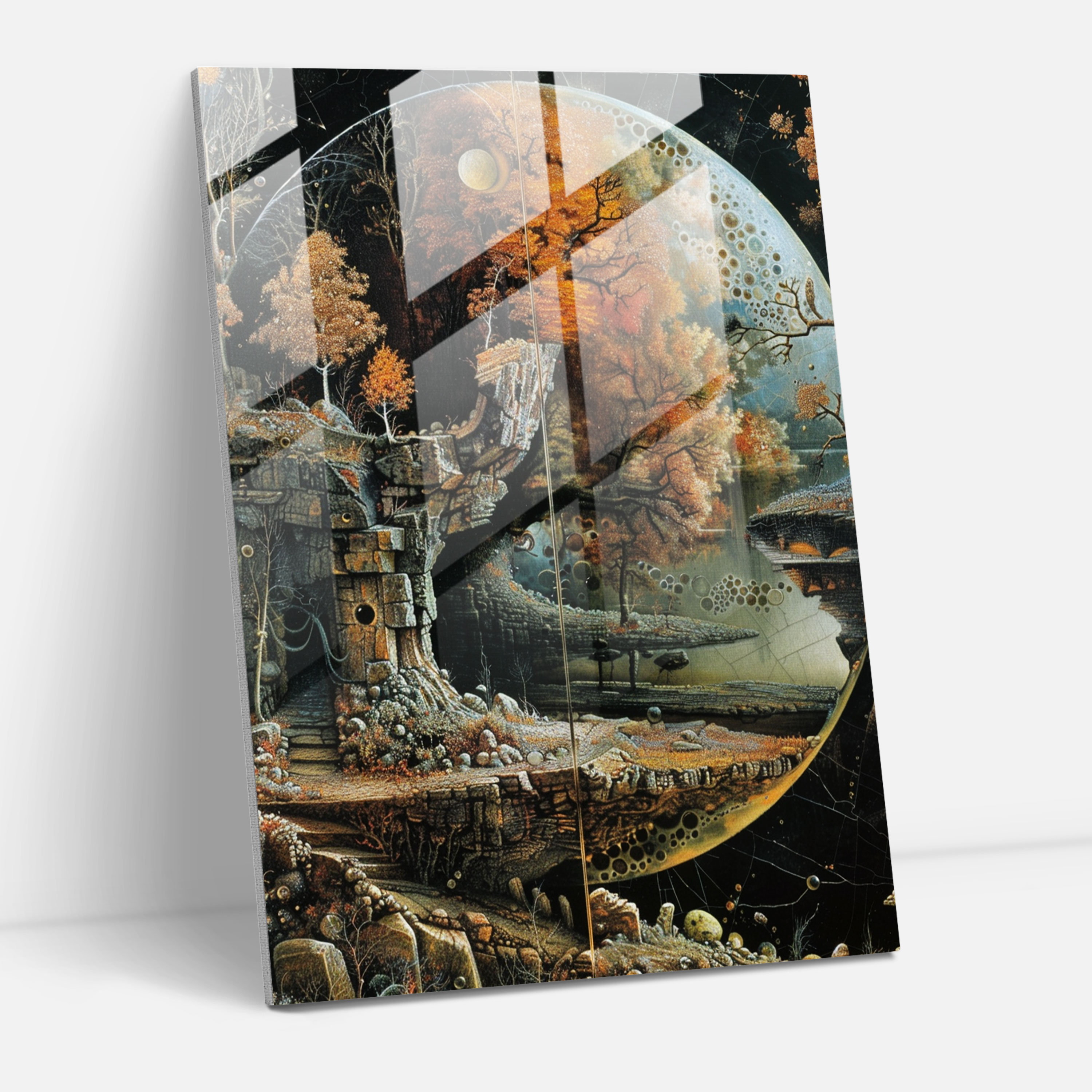 Mannerism Traumhafte Landschaften Glasbild - Wanddekoration Glasbild