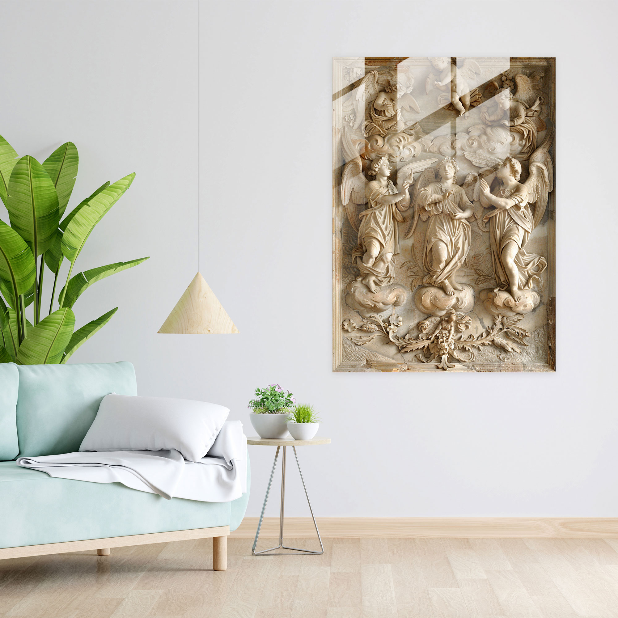 Mannerism Singing Angels Wanddekoration - Elegante himmlische Szenen Leinwandbild