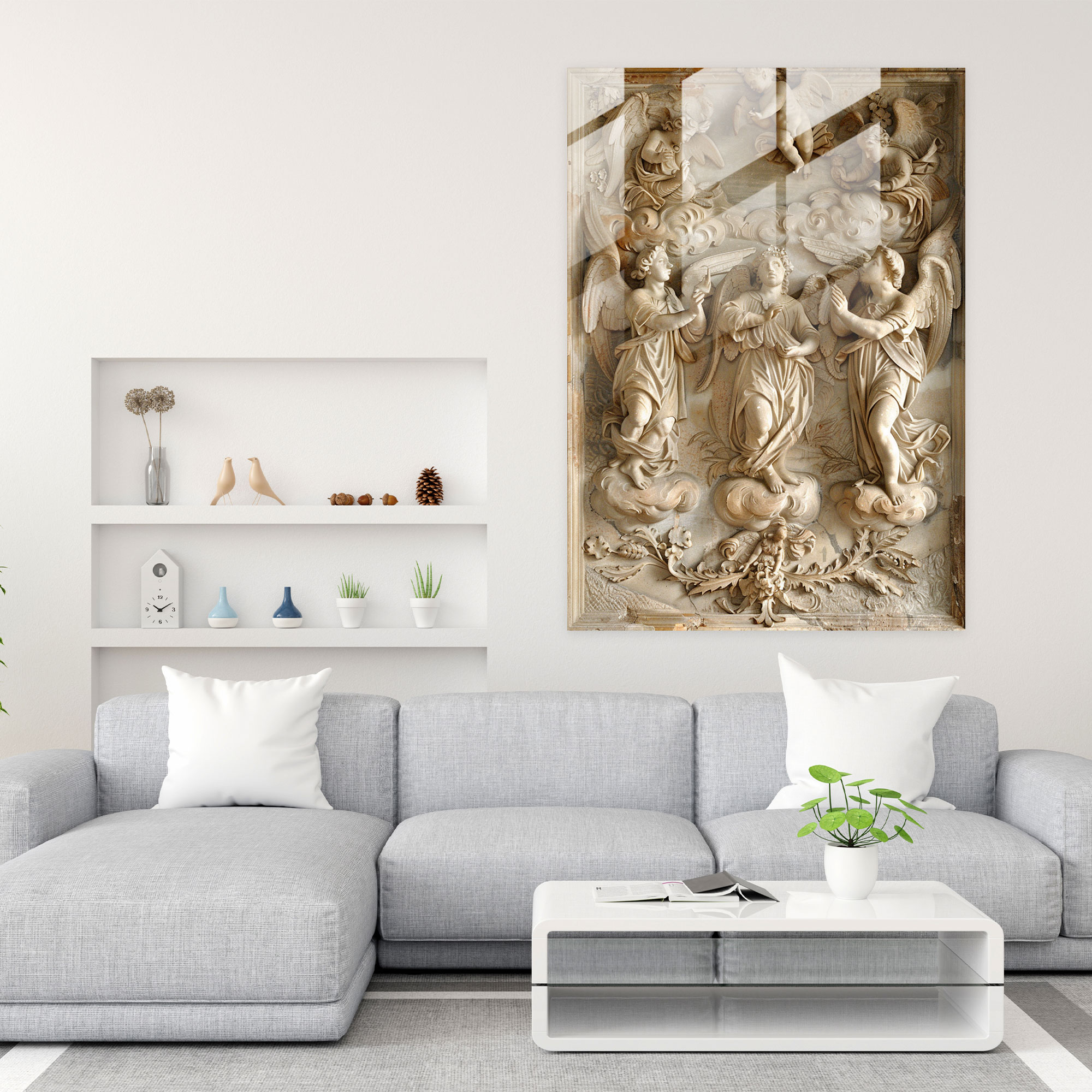 Mannerism Singing Angels Wanddekoration - Elegante himmlische Szenen Leinwandbild