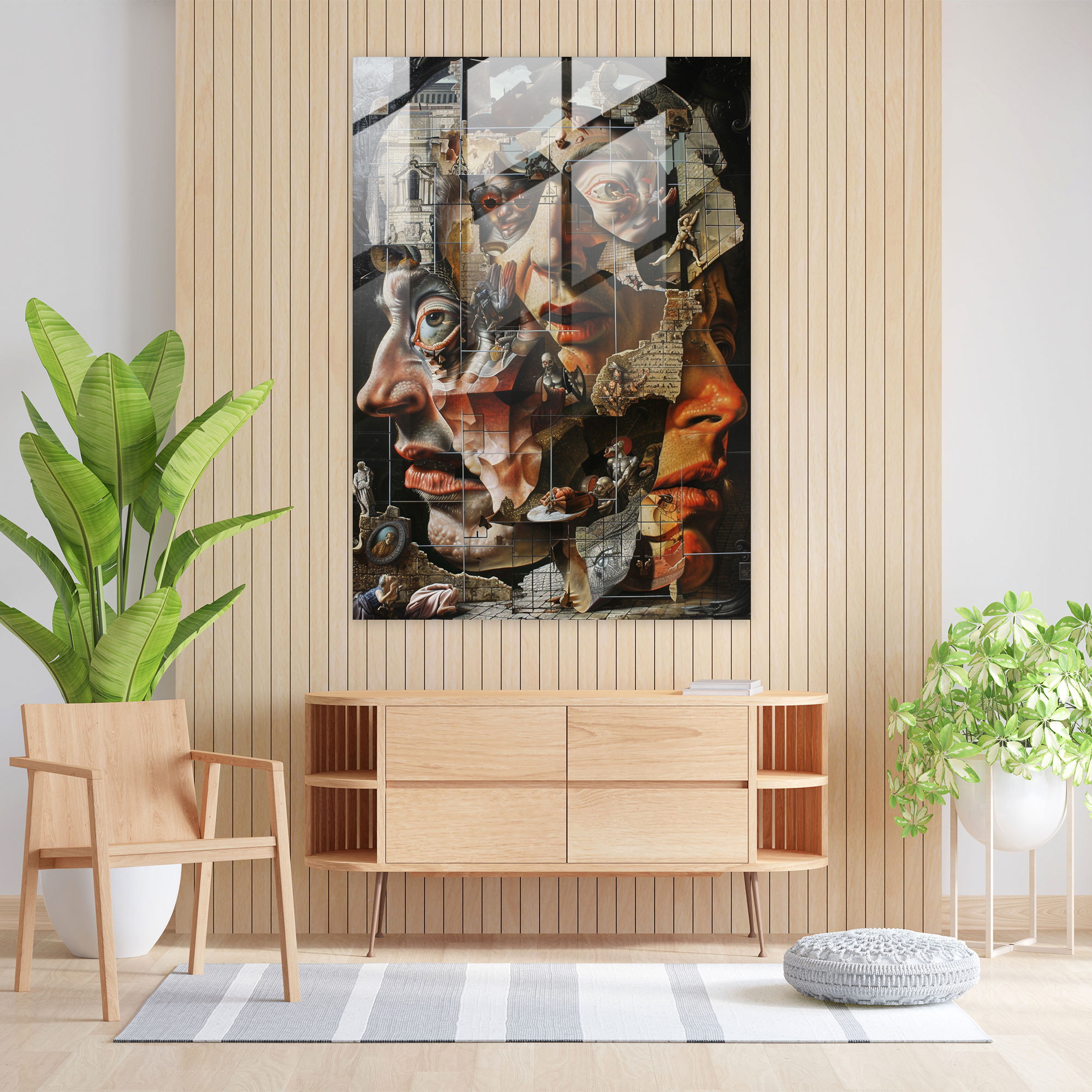 Karmaşık Üslup Cam Tablo Sanatı - Üslup Cam Tablo Modern Sanat