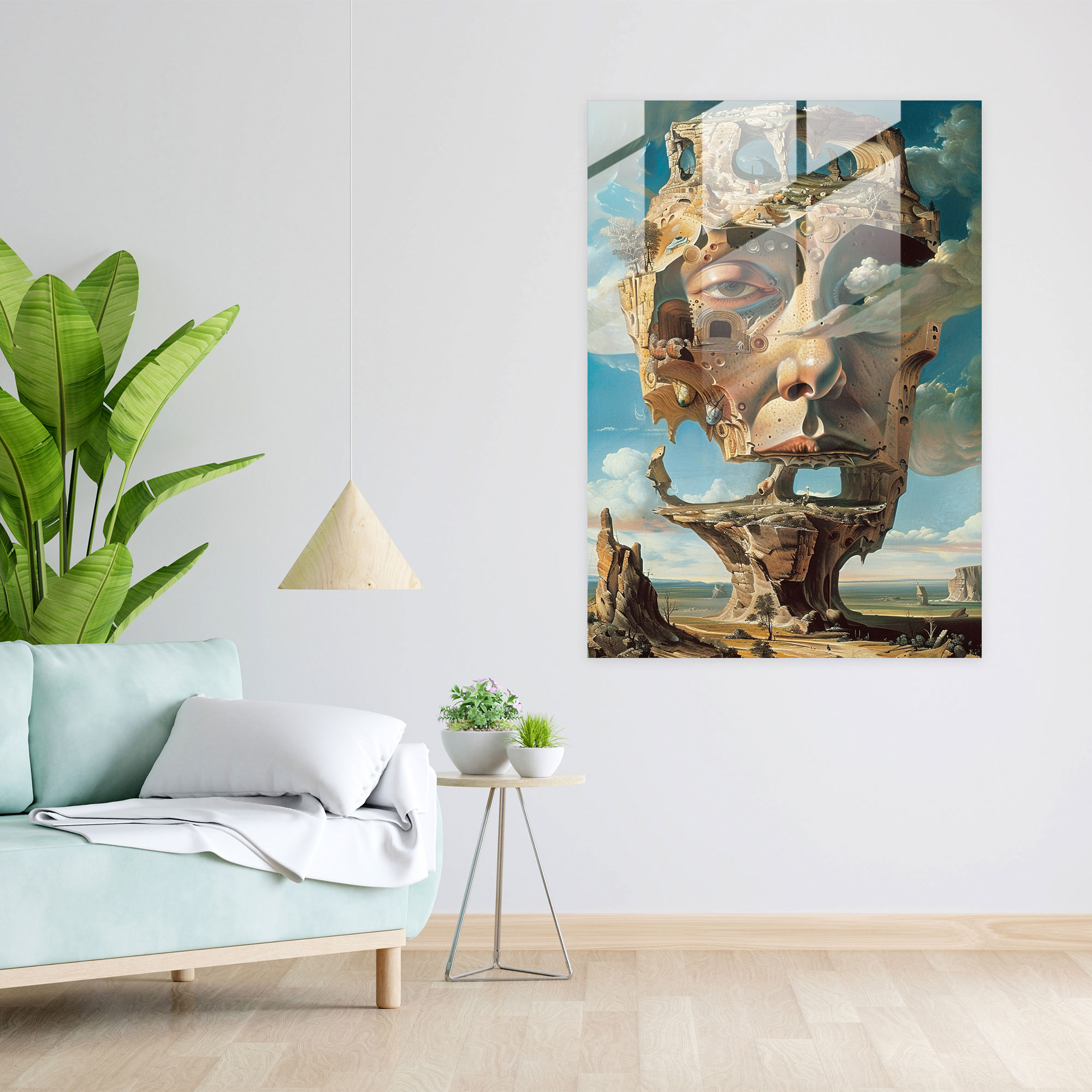 Mannerism Cam Duvar Sanatı - Modern Sanat Duvar Dekorasyonu