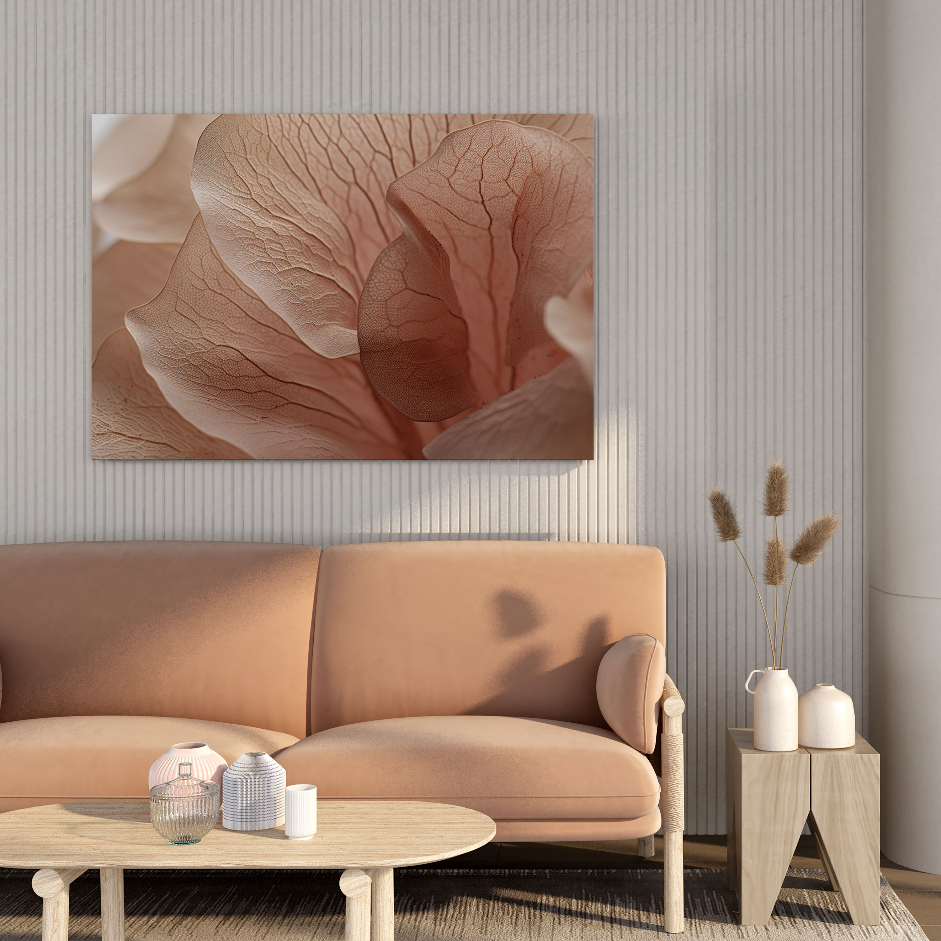 Magnolia Petal Wall Art - Magnolia, Intricate Details, Canvas Wall Art, Delicate Textures