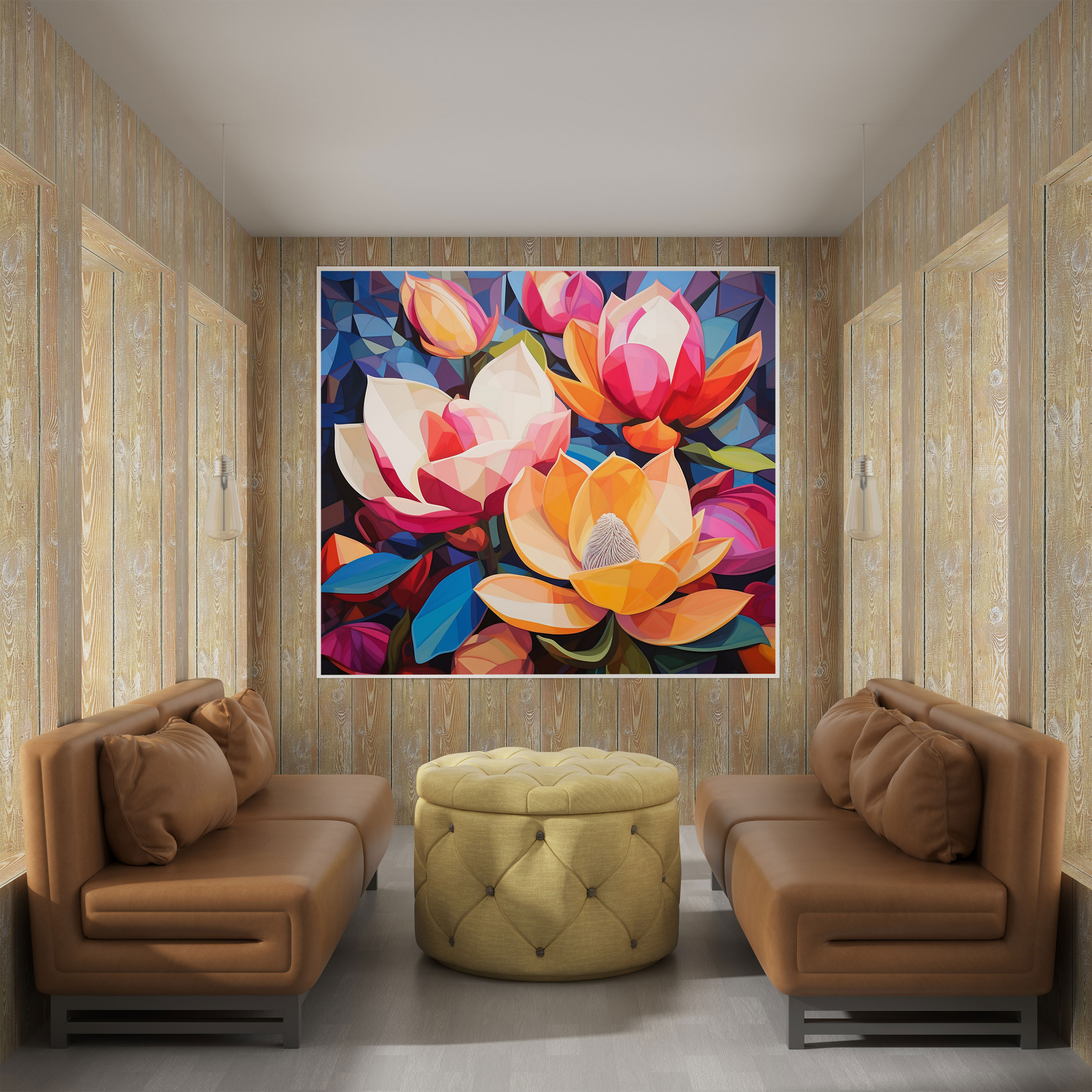 Modern Magnolia Canvas Print - Magnolia, Wall Decoration, Canvas Wall Art, Wall Art