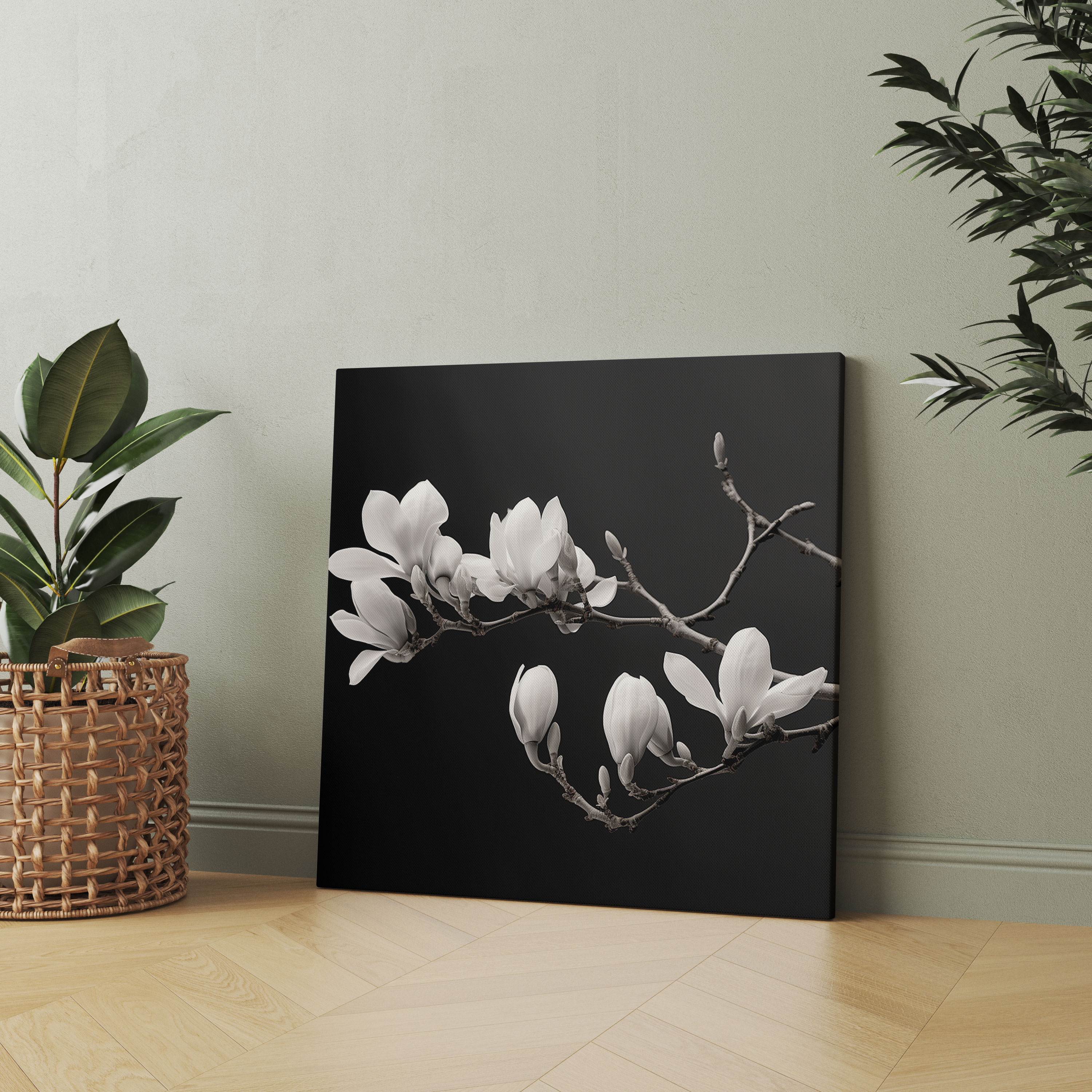 Magnolia Branch Canvas Print - Magnolia, Magnolia Branch, Canvas, Wall Art