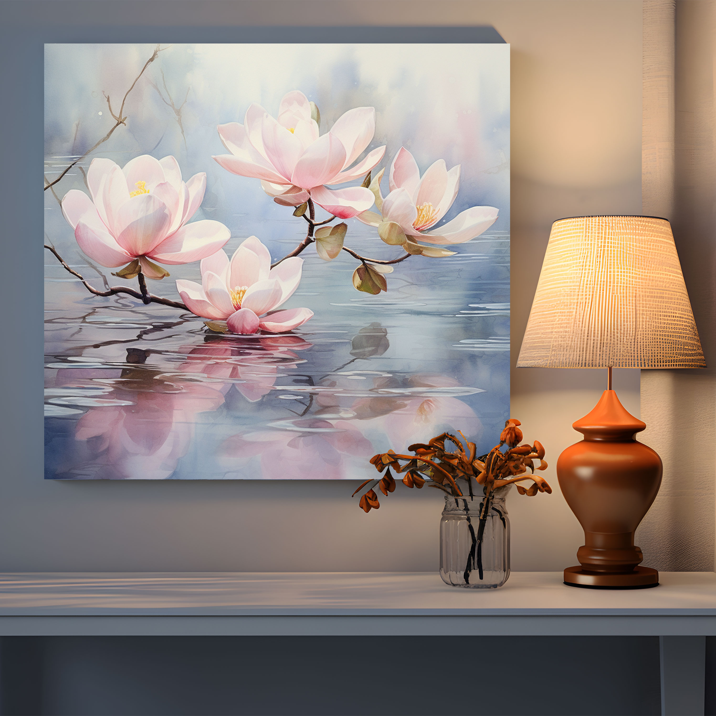 Tranquil Magnolia Canvas Print - Magnolia, Canvas, Canvas Wall Art, Canvas Print