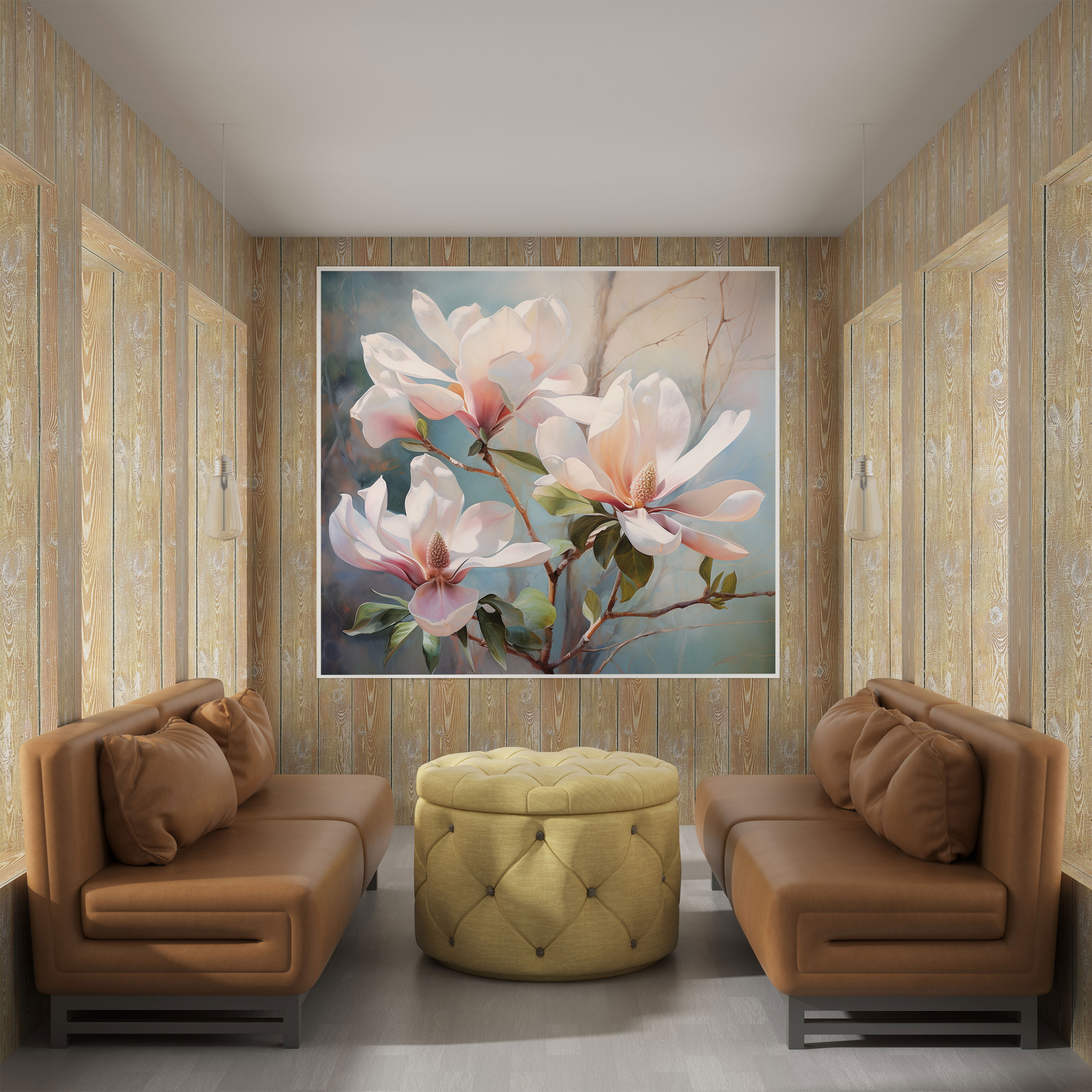 Vintage Magnolia Canvas Print - Magnolia, Canvas Print, Wall Art, Canvas Wall Art