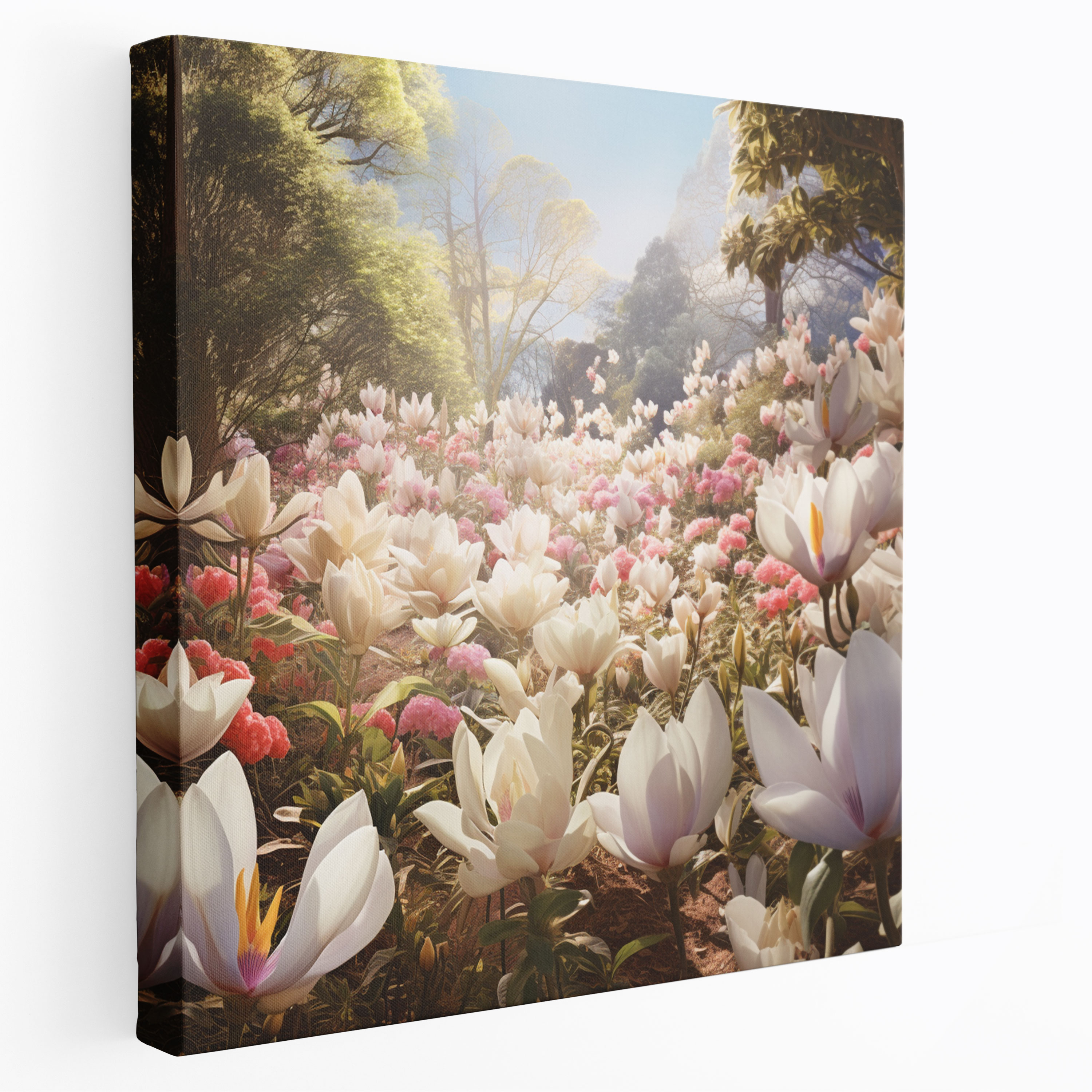 Magnolia Garden Wall Decoration - Magnolia, Canvas Wall Art, Wall Decoration, Home Decoration