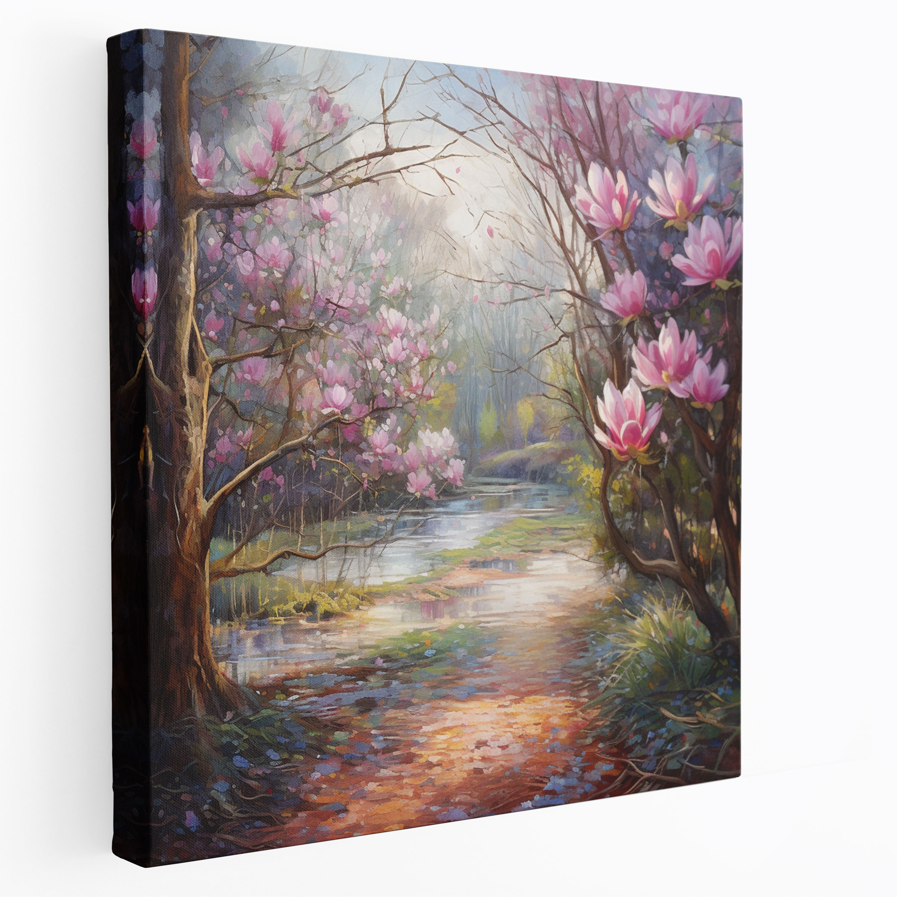 Magnolia Canvas Print - Magnolia, Home Decoration, Impressionist Painting, Canvas Wall Art