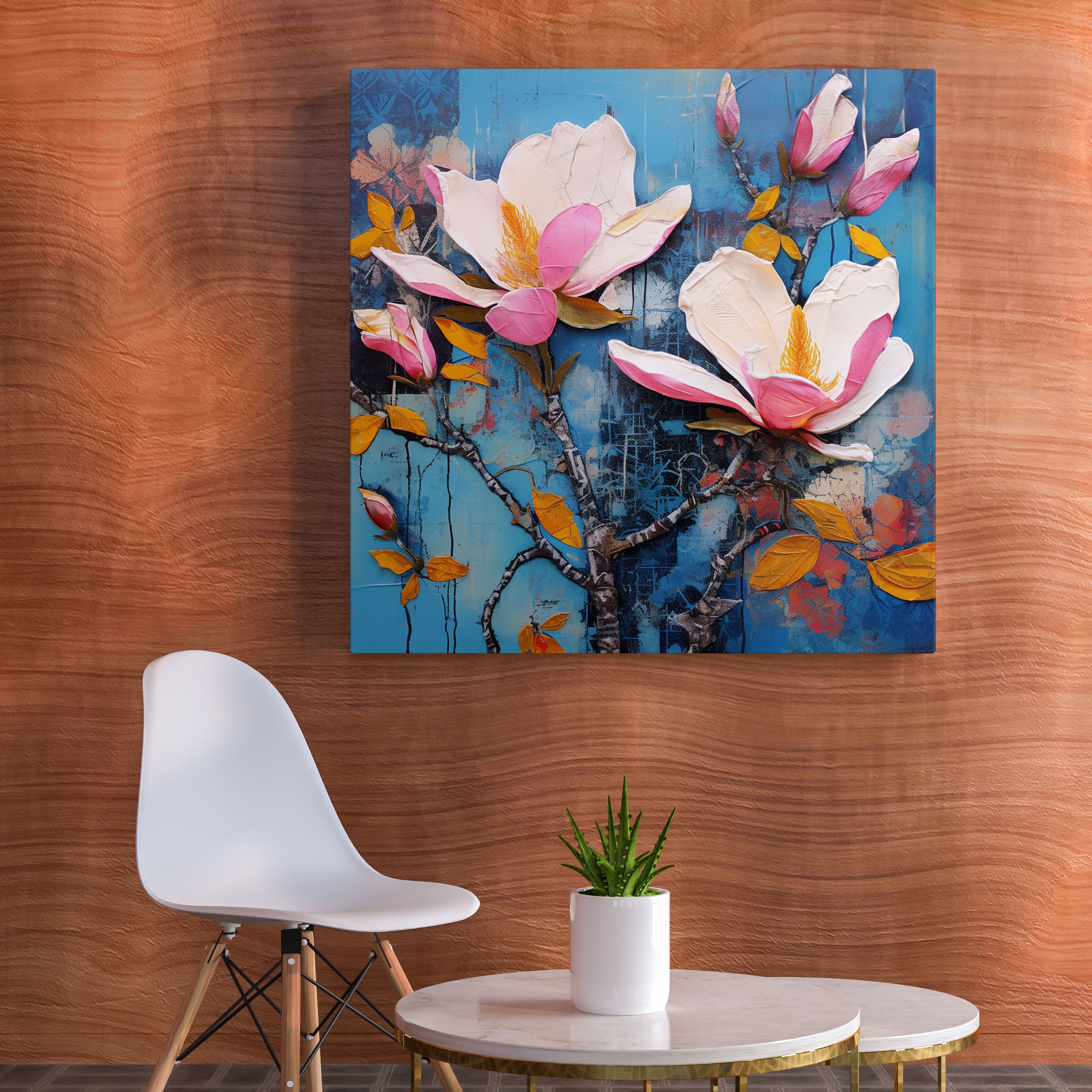 Magnolia Canvas Print - Magnolia, Home Decoration, Wall Decoration, Vibrant Colors